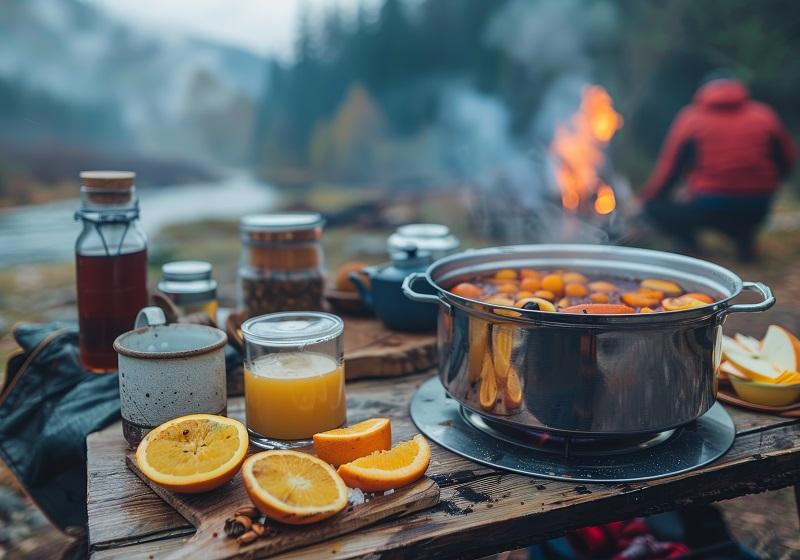 آشپزی در طبیعت با ظروف مناسب طبیعت گردی؛ منبع عکس: vecteezy.com؛ عکاس: gankogroup