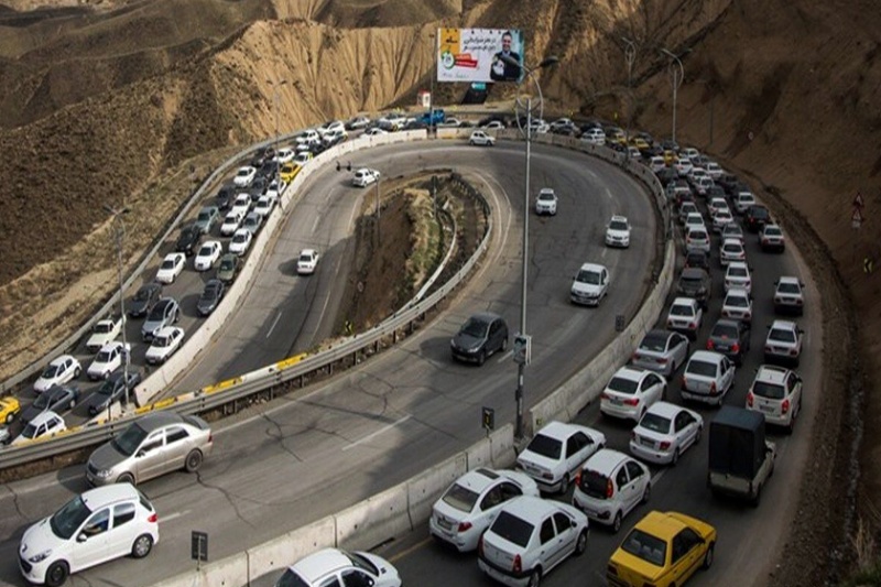 جاده چالوس تا اطلاع ثانوی بسته شد
