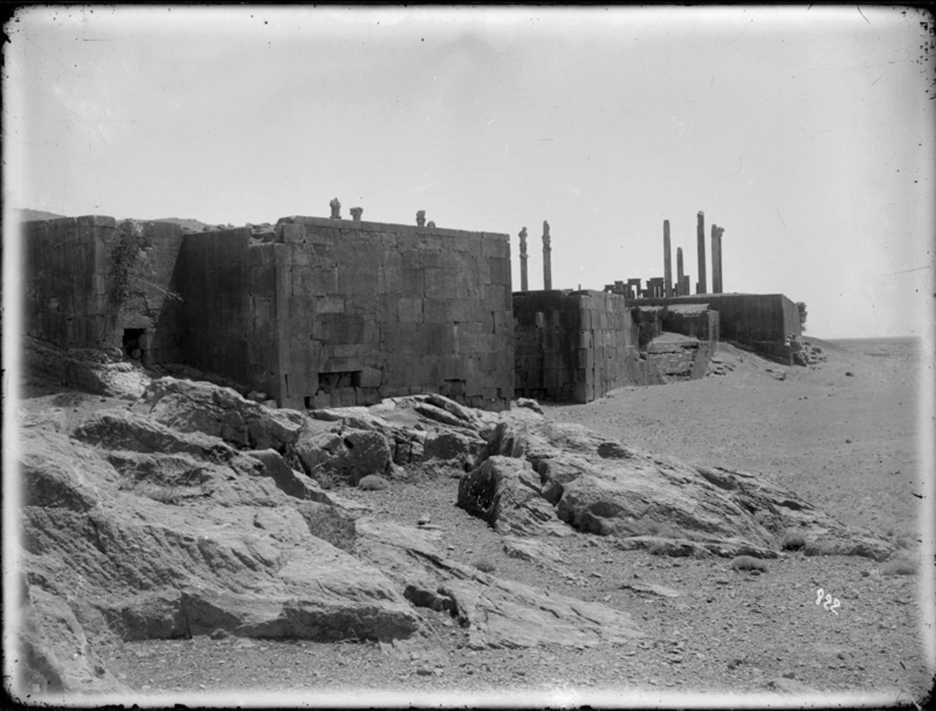 عکس تاریخی از تخت جمشید در دوره قاجار