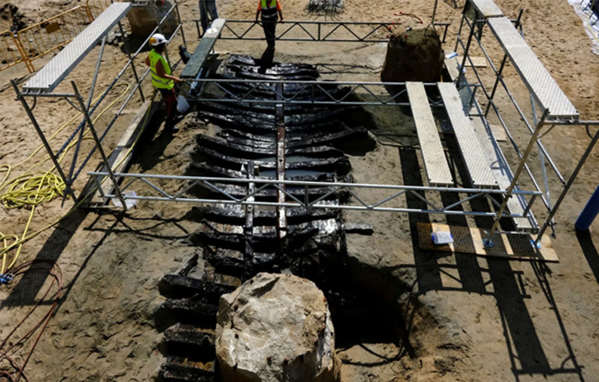 کشف کشتی تاریخی در اسپانیا