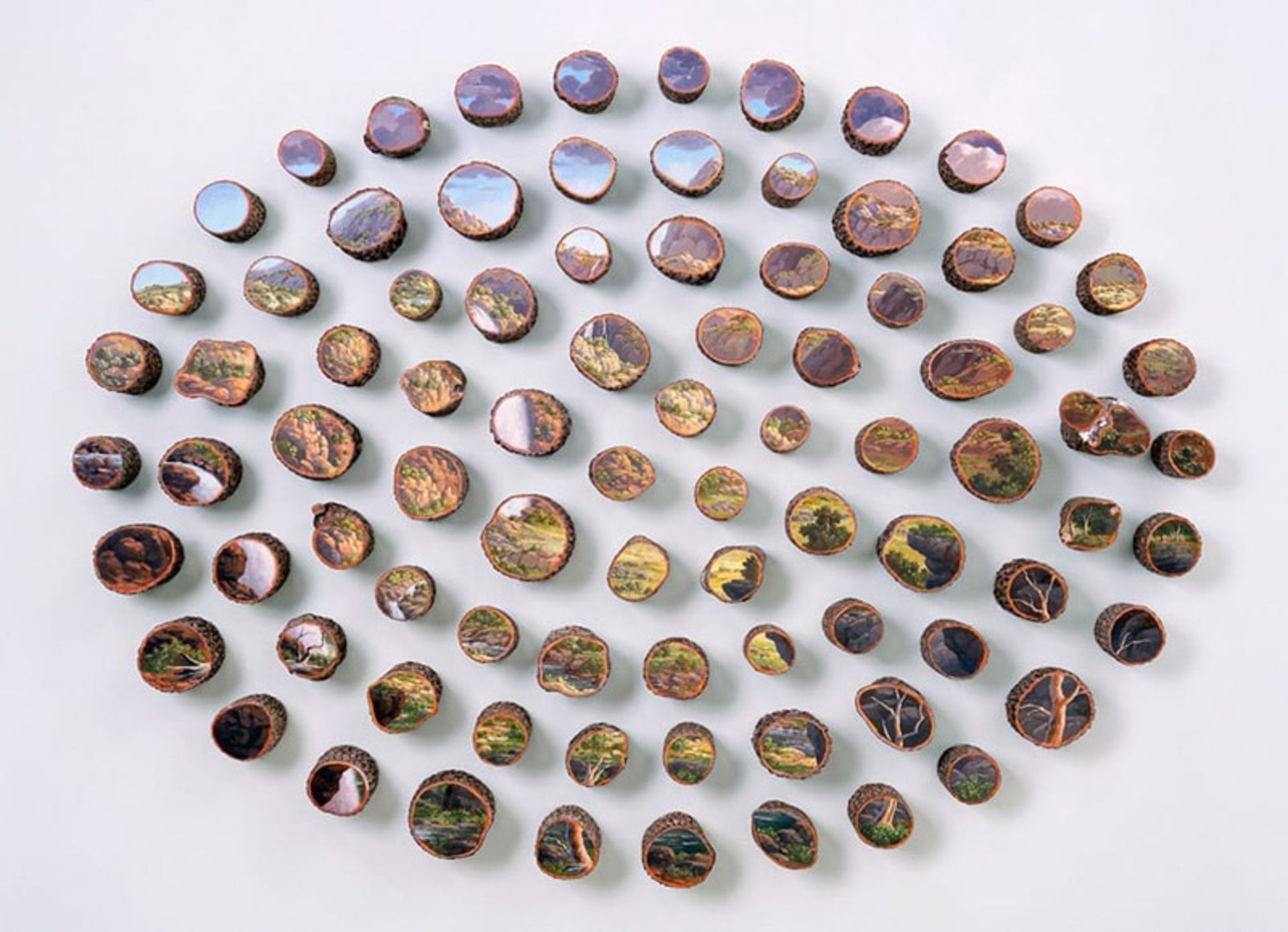 آرایش دایره‌ ای نقاشی های کوچک