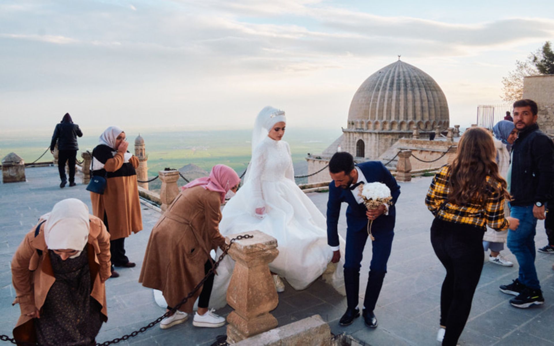 عروس و داماد مسلمان