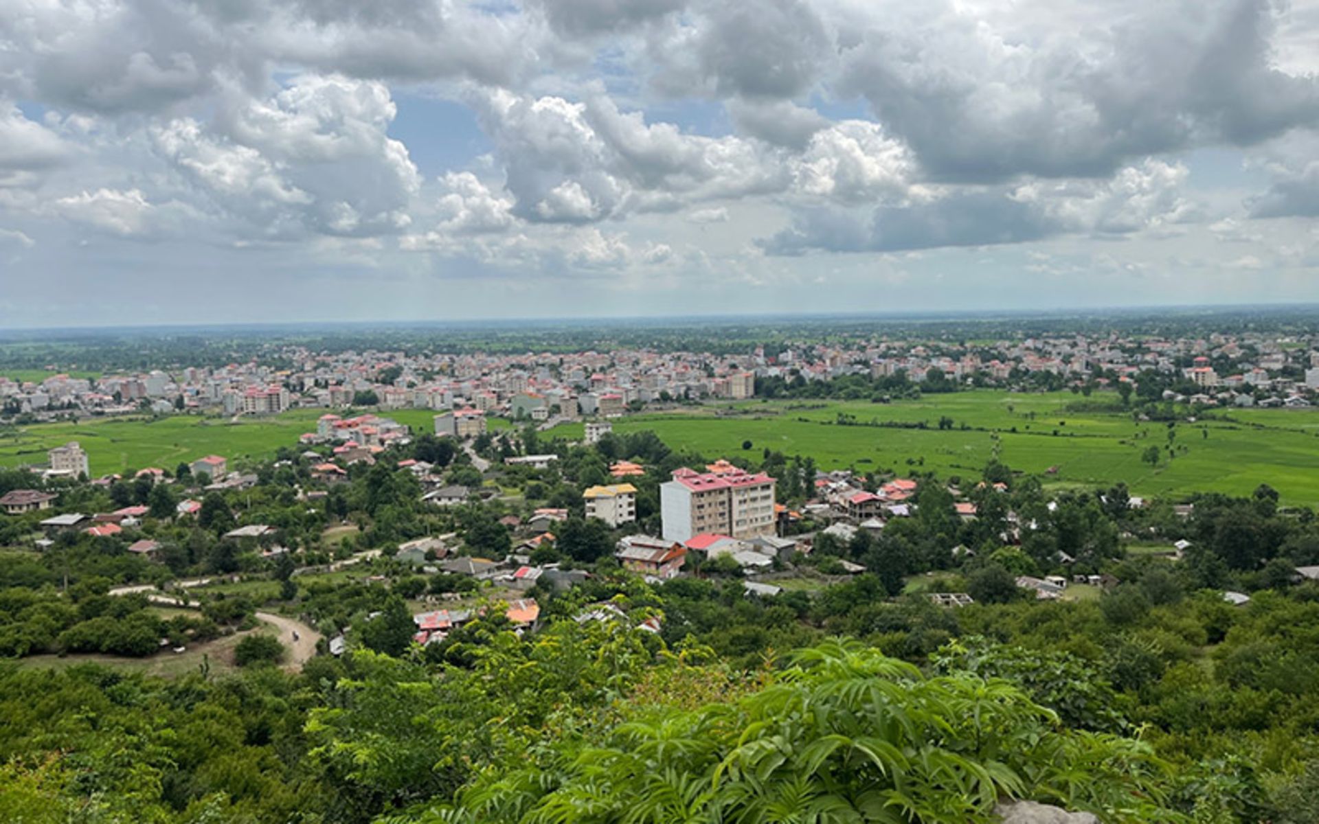 چشم انداز بام سبز ماسال
