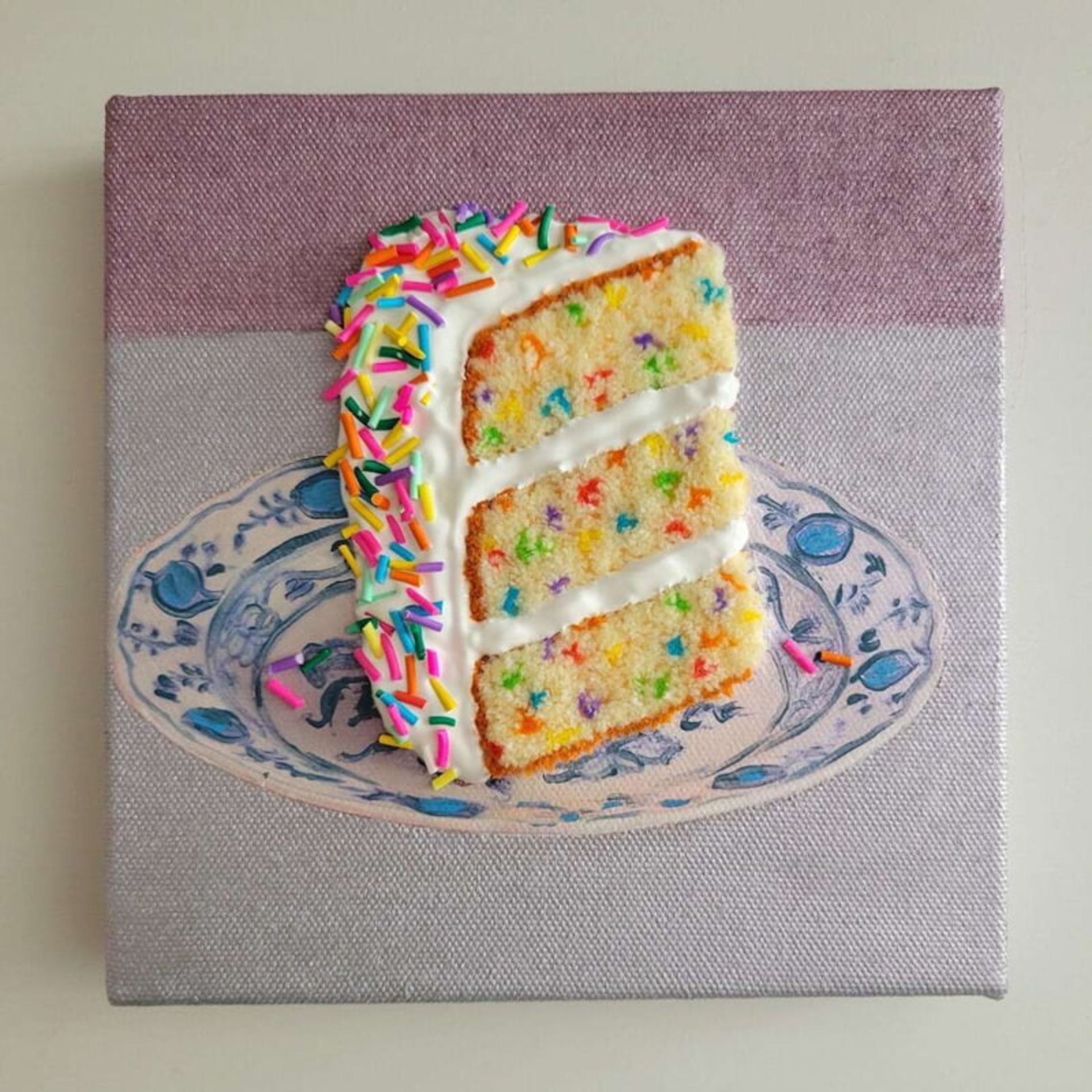 برشی از کیک مصنوعی