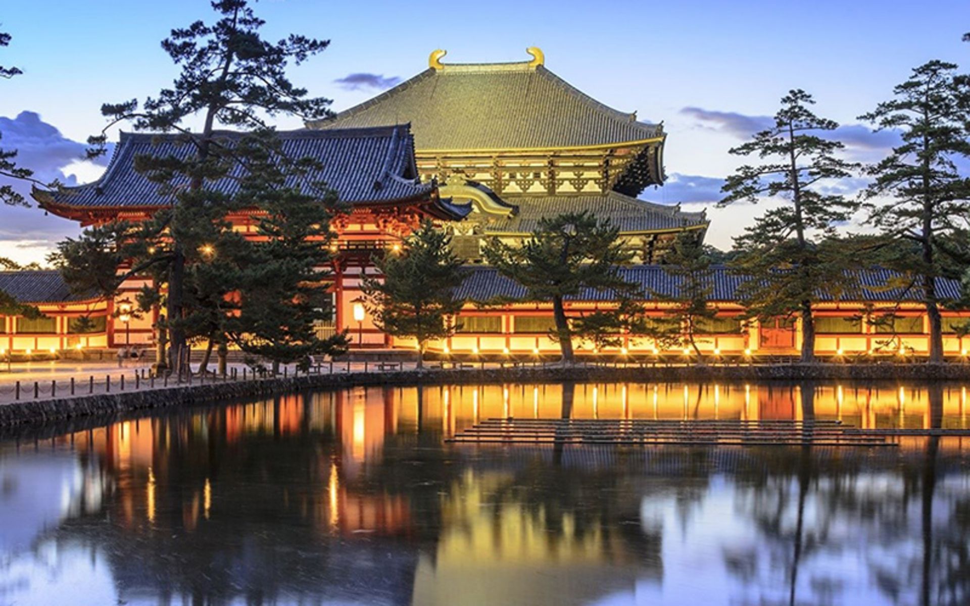 معماری ژاپنی و دریاچه معبد تودایجی