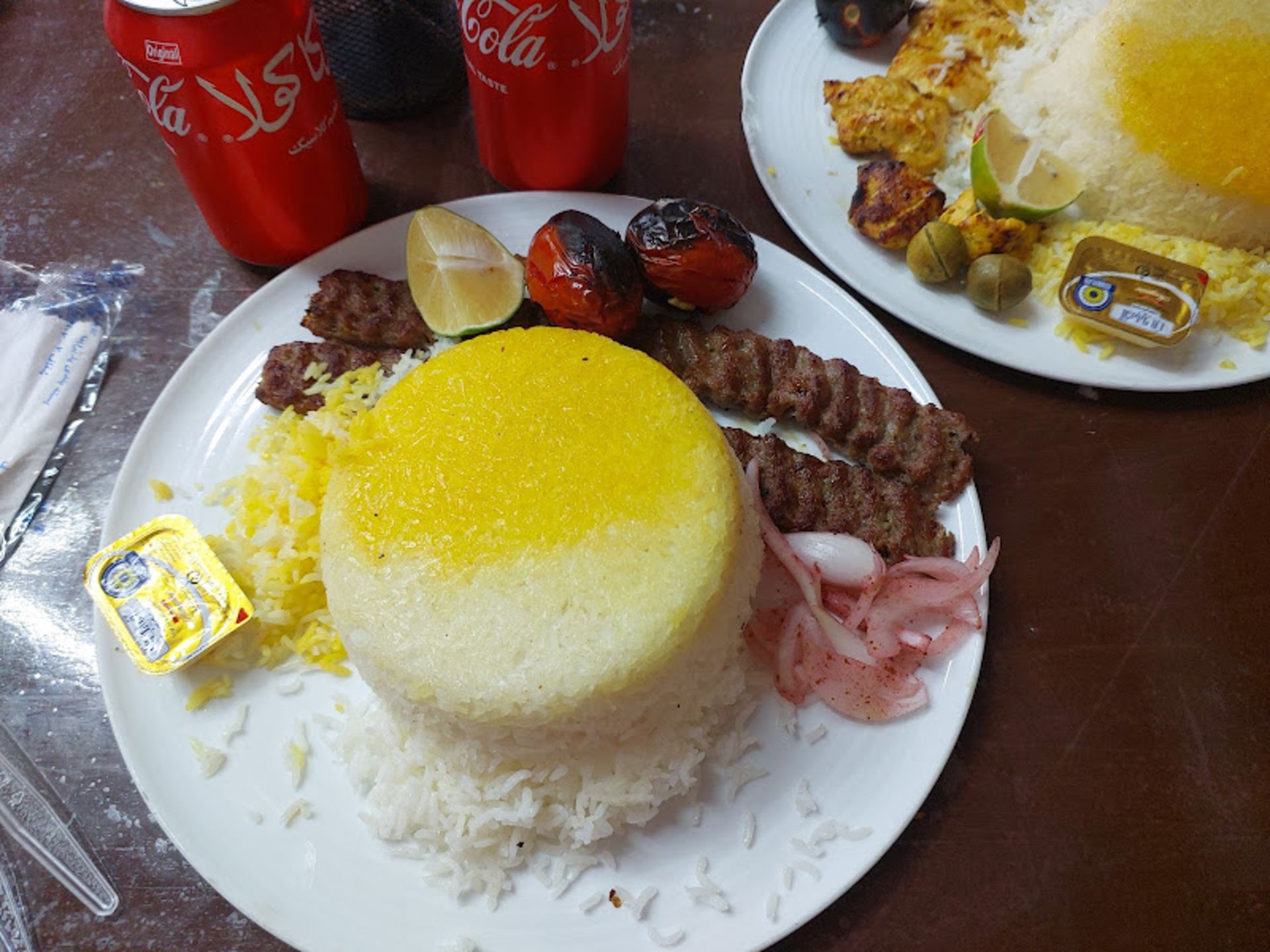 چلو کباب در رستوران گرمسار