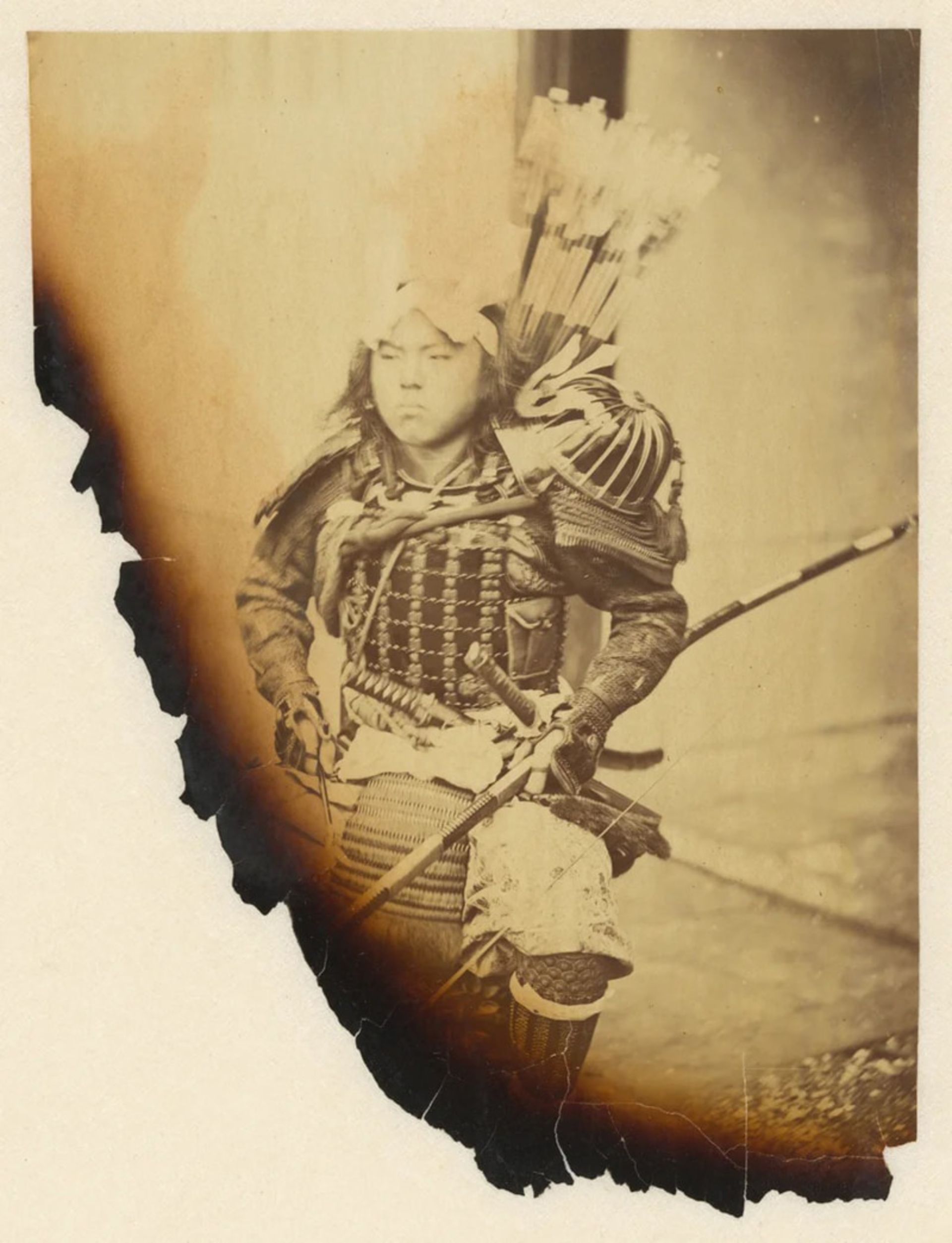 پرتره مردی با زره سامورایی