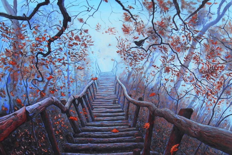 جادوی رنگ و خیال؛ نقاشی‌هایی که شما را به رویا می‌برند