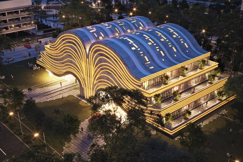 معماری خواندنی؛ وقتی ساختمان شبیه کتاب باز میشود! معماری خواندنی؛ وقتی ساختمان شبیه کتاب باز میشود!