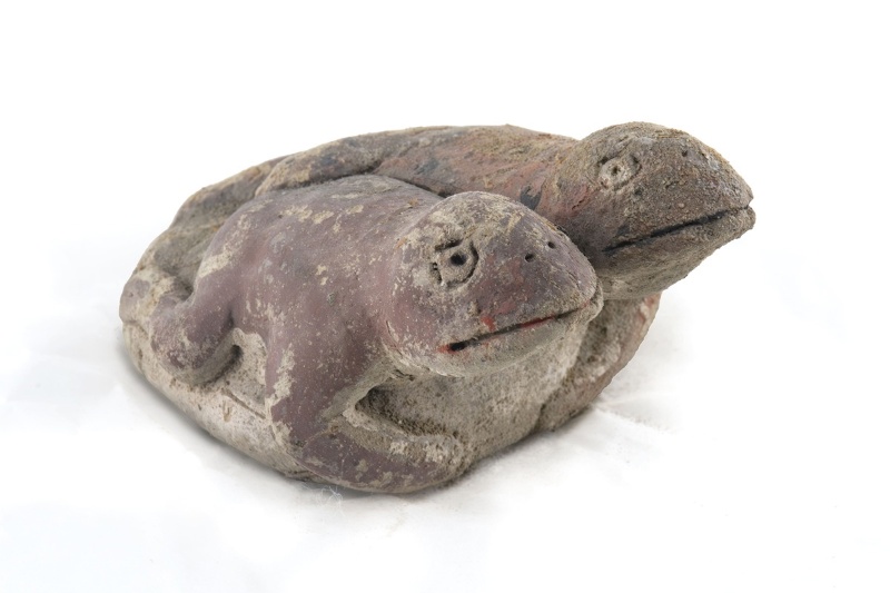 کشف مجسمه باستانی و عجیب از دو قورباغه؛ کاوشی در شهر مقدس کشف مجسمه باستانی و عجیب از دو قورباغه؛ کاوشی در شهر مقدس