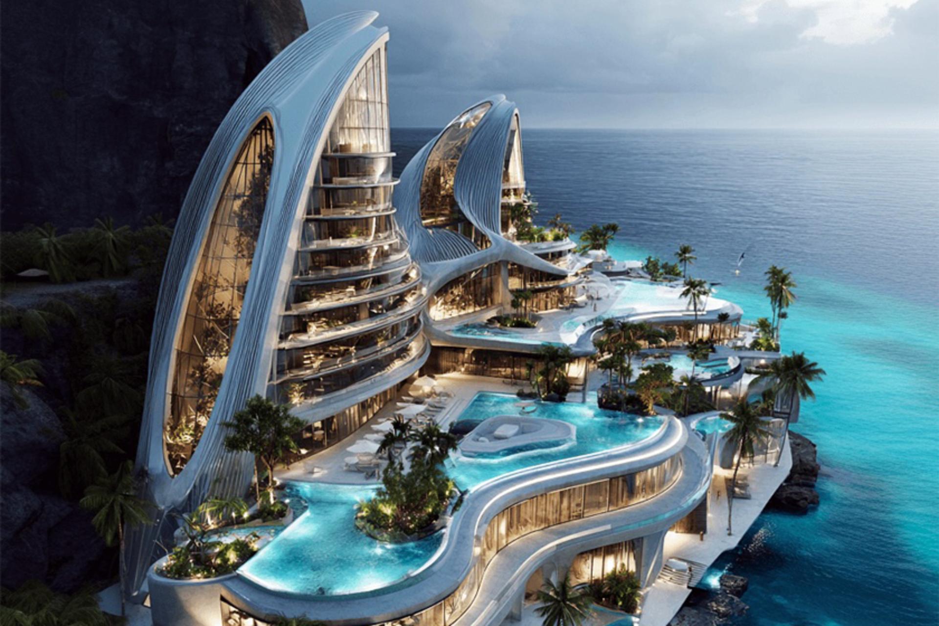 طرح مفهومی اقامتگاه بالی