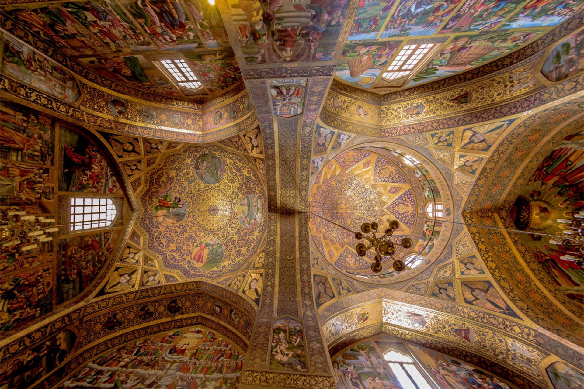 سقف کلیسا وانک اصفهان