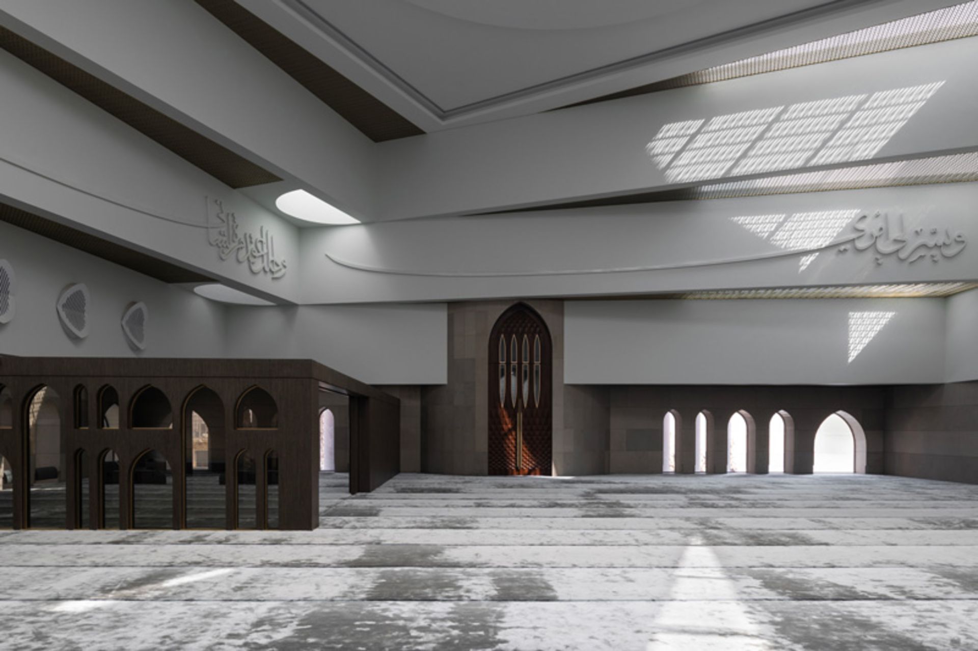 شبستان مسجد مناره مملوکی در کویت