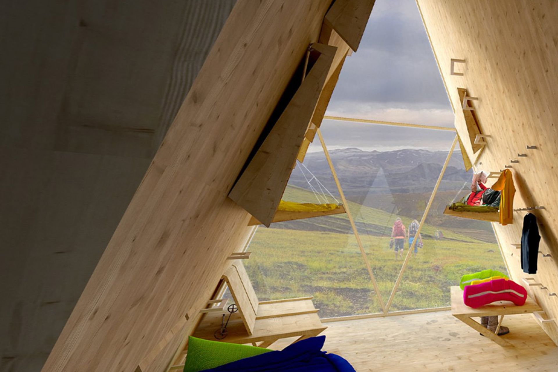 تجهیزات داخلی کلبه پیش‌ساخته اسکایلی