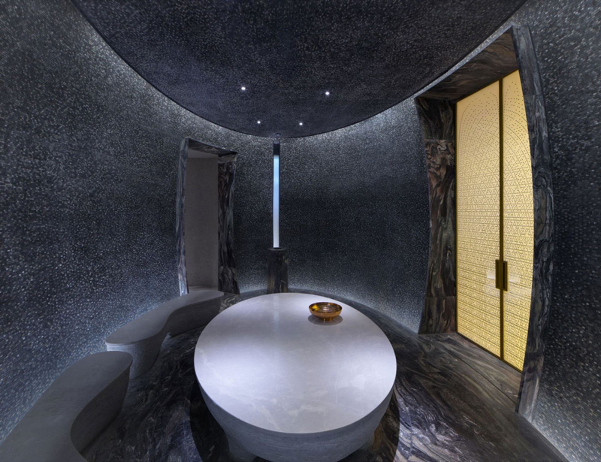 فورسیزن کویت؛ تلفیق هنر معاصر و میراث عربی در یک اقامتگاه بینظیر 9 ورودی اسپای هتل فور سیزن کویت