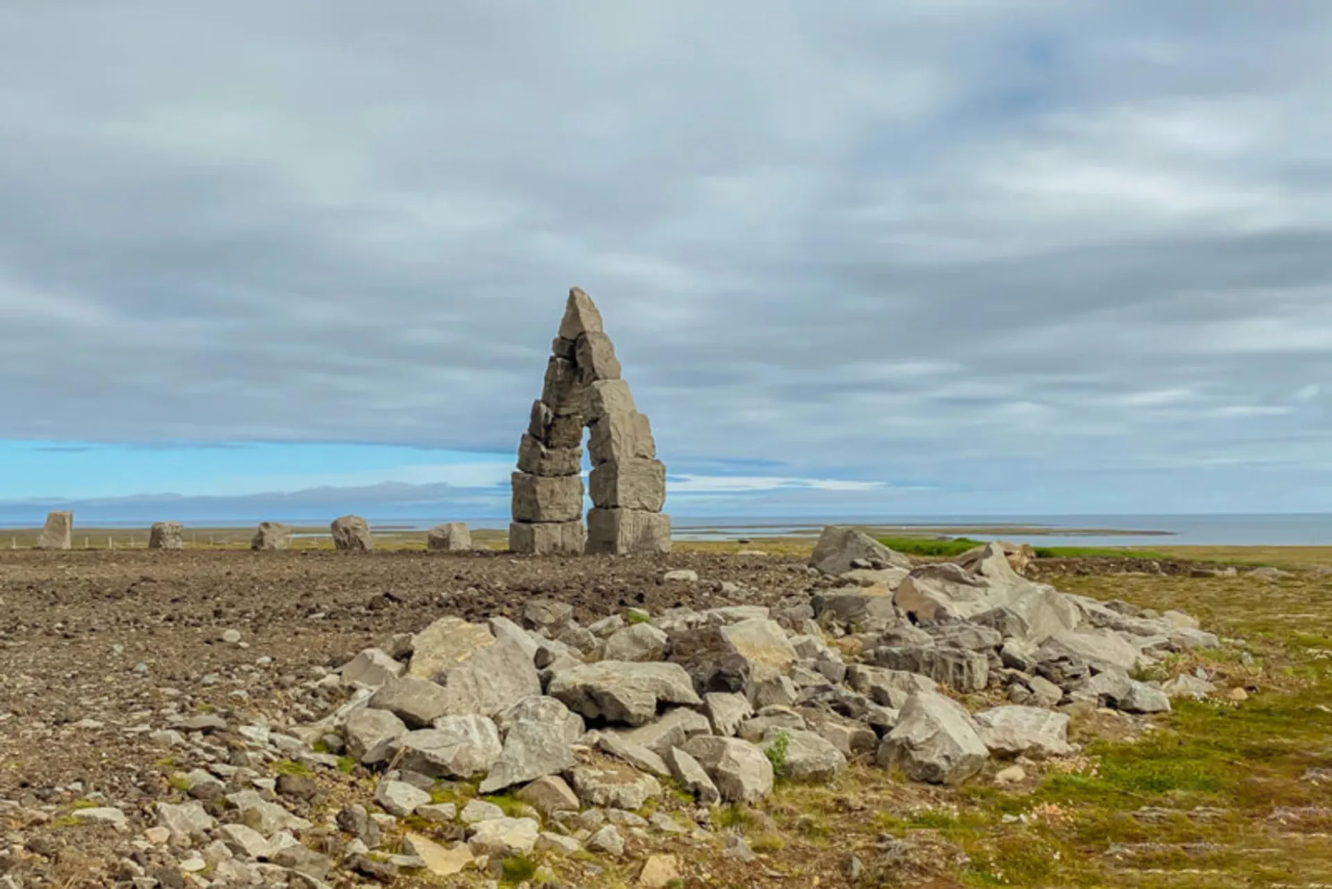 هنچ قطبی در دشت‌های ایسلند