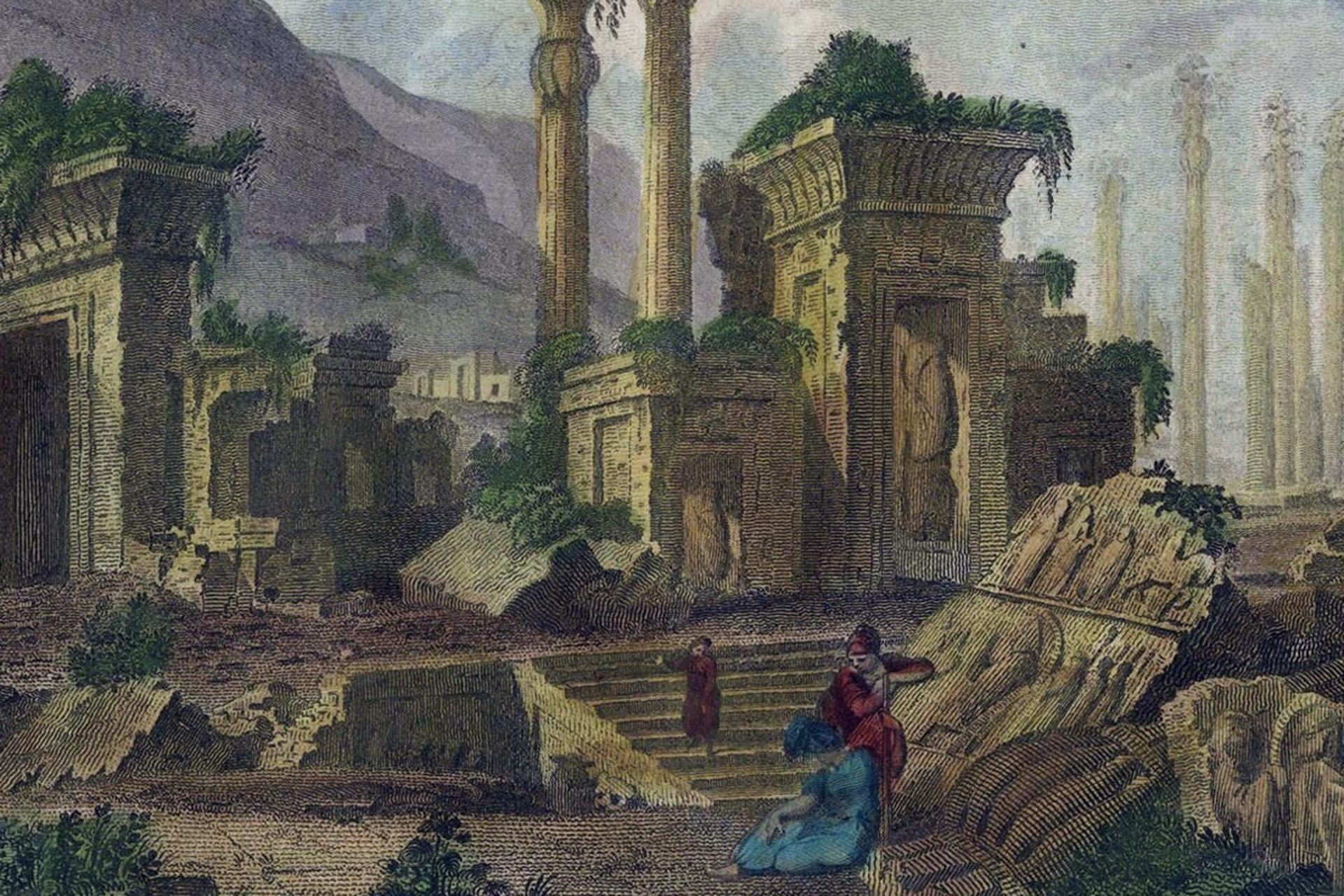 قدیمی‌ترین تصویر از تخت جمشید