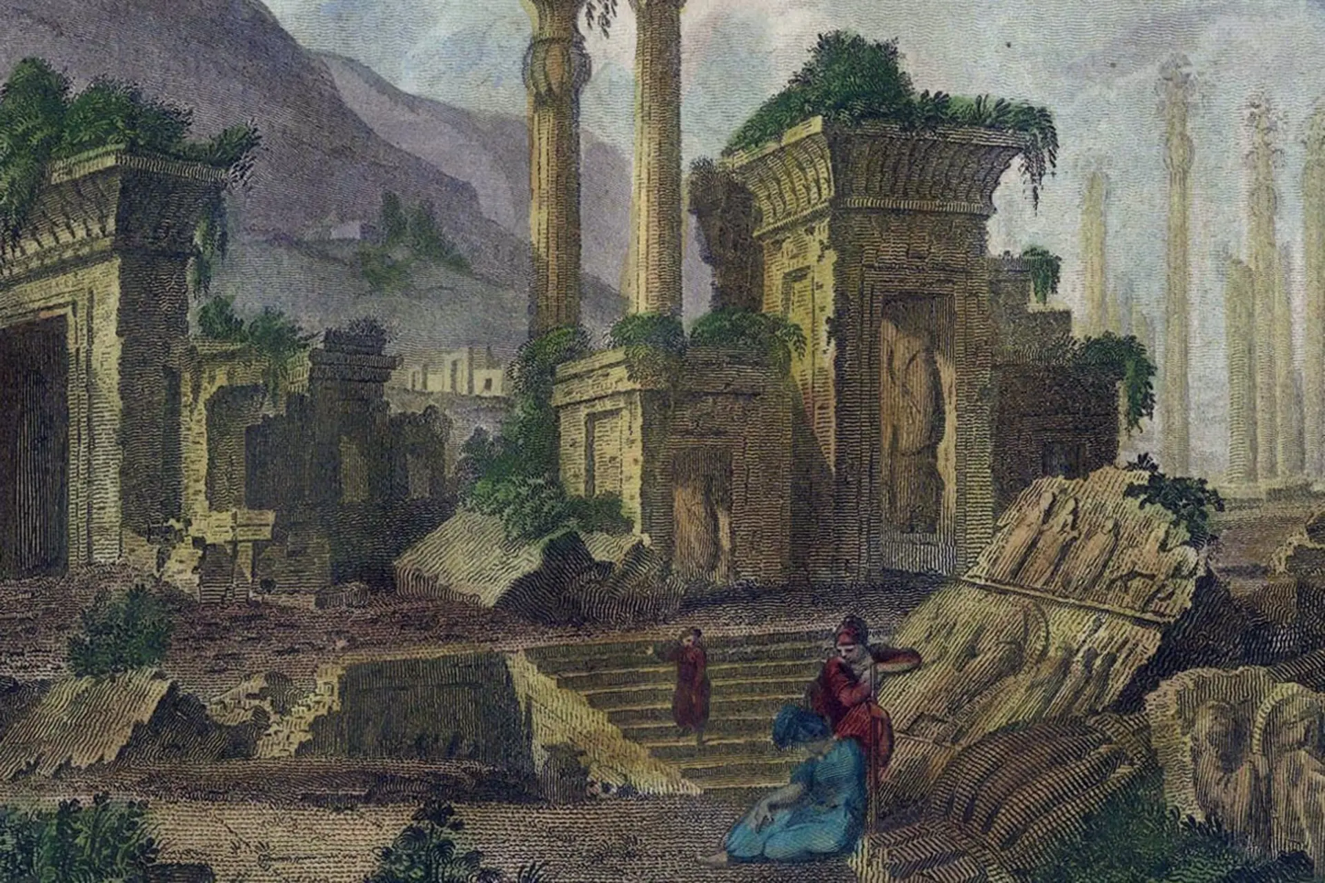 قدیمی‌ترین تصویر از تخت جمشید