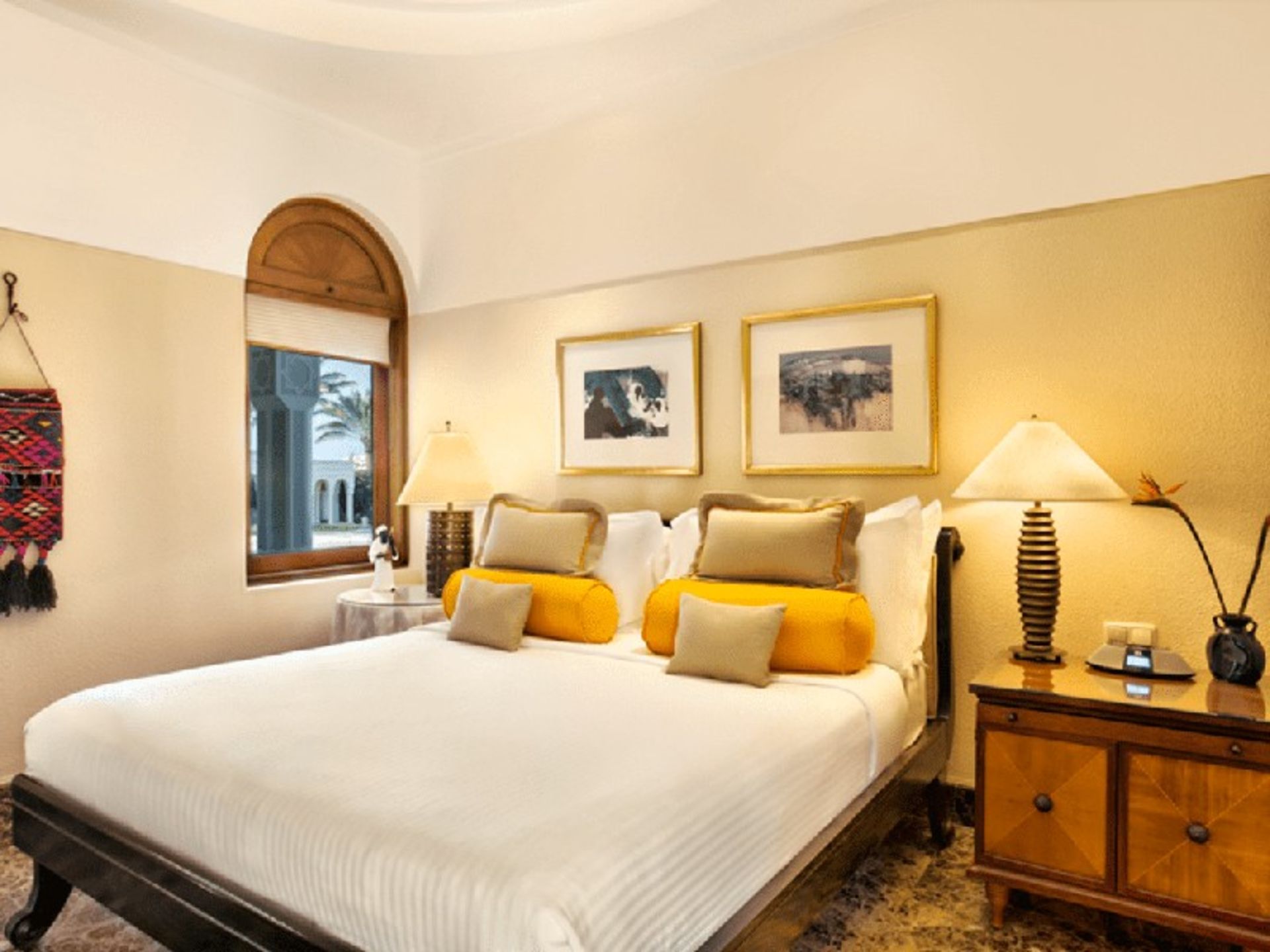 اتاق خواب اقامتگاه ساحلی اوبروی مصر