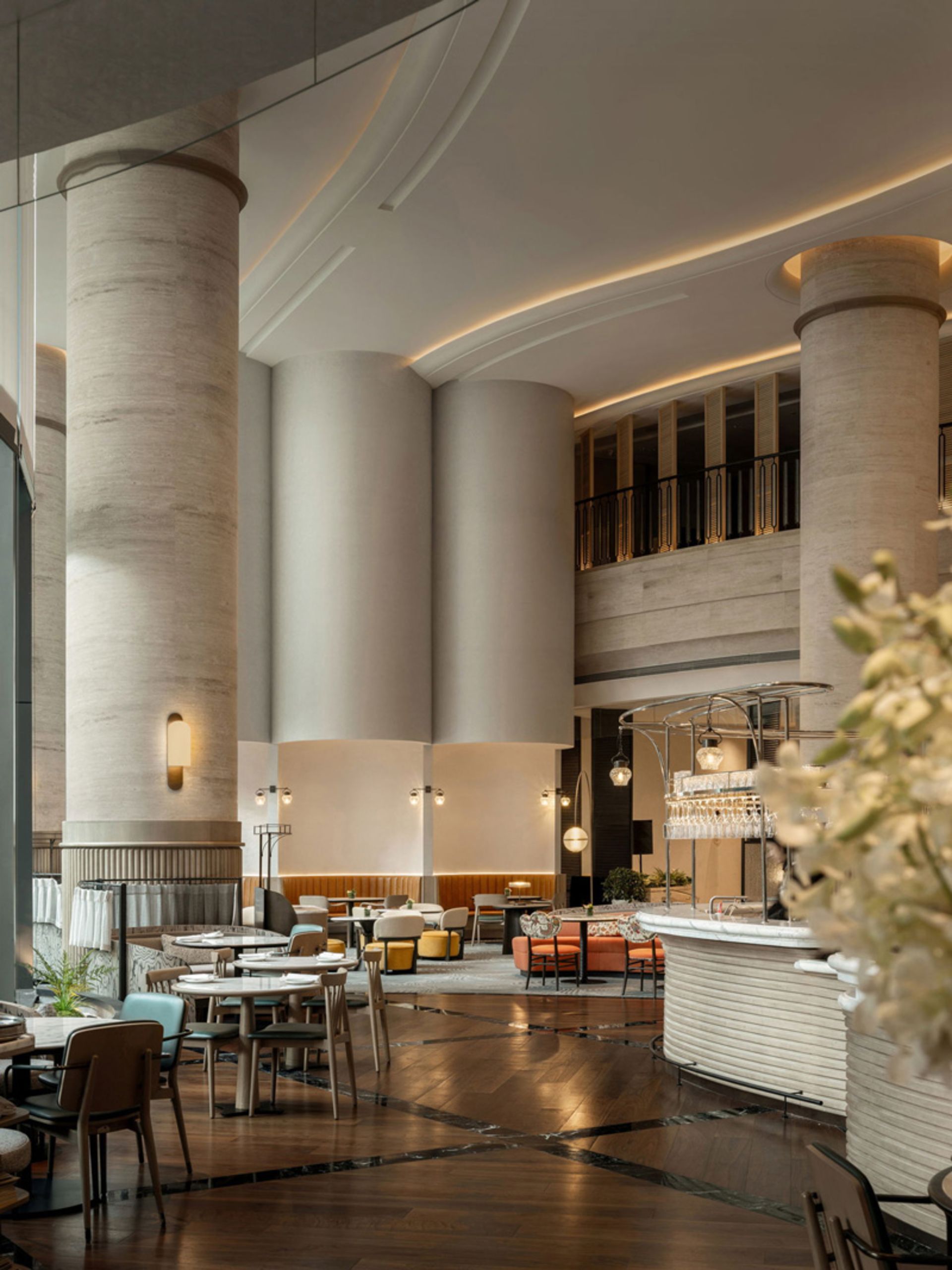 مبلمان لابی هتل هیلتون شانگهای