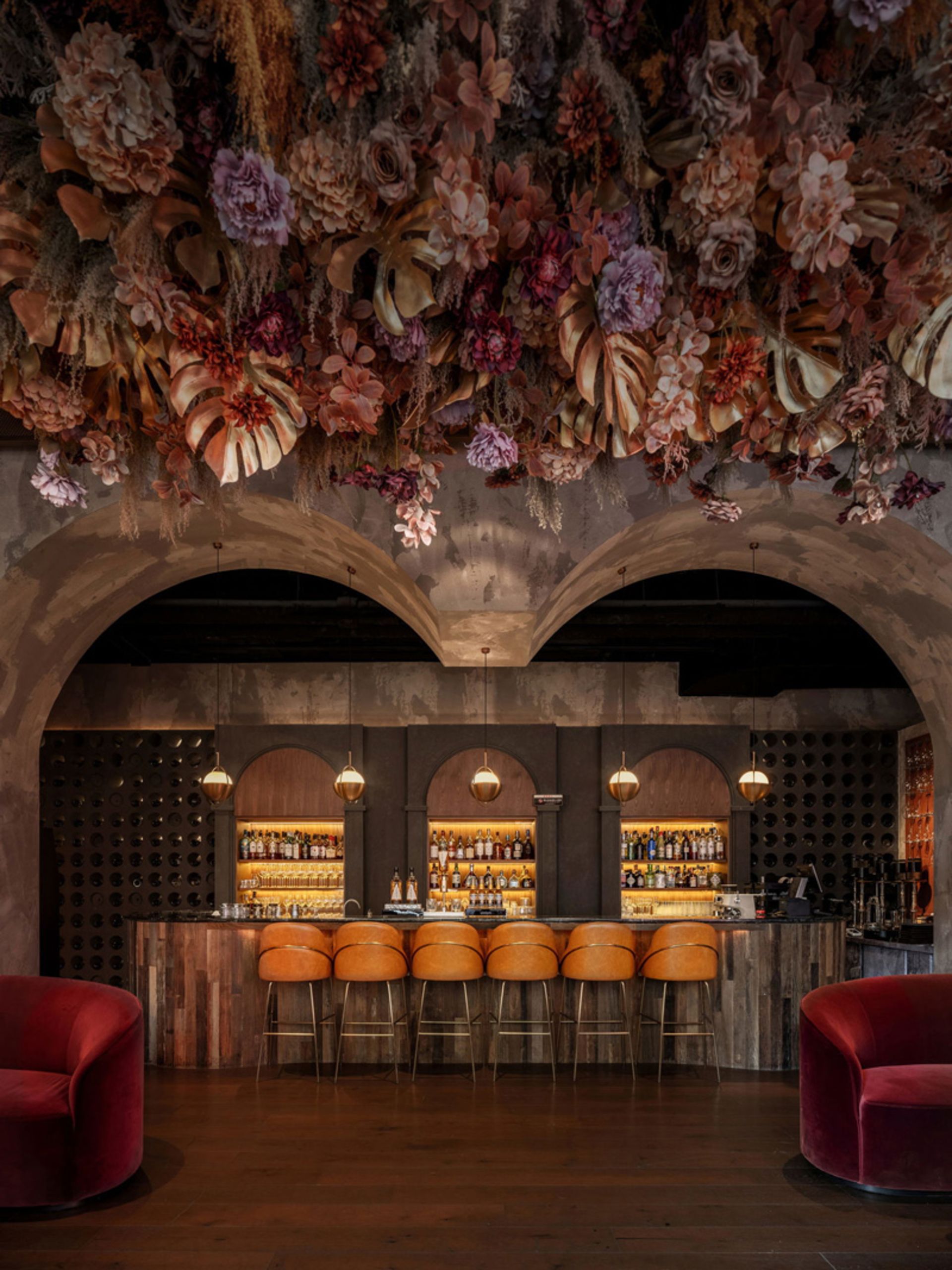 کانتر کافی‌شاپ هتل هیلتون شانگهای