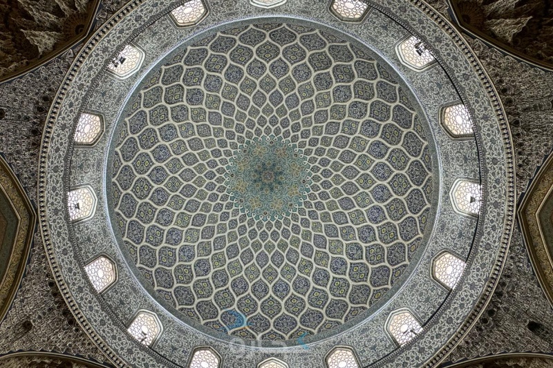 جزییات سقف شگفتانگیز کاخ مرمر؛ رد مسجد شیخ لطفالله در کاخ پهلوی (تصاویر) 2