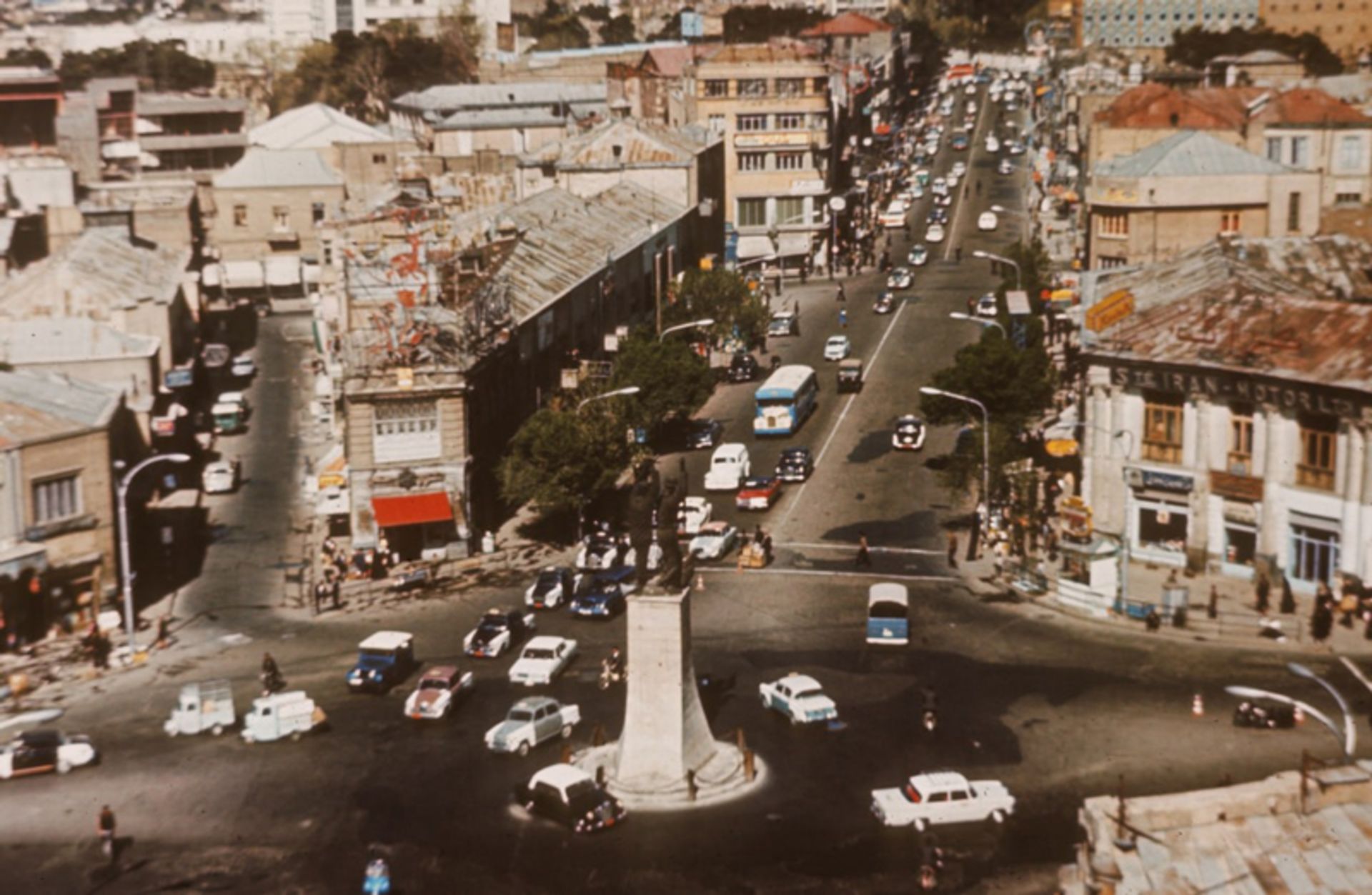 عکس تاریخی میدان مخبرالدوله