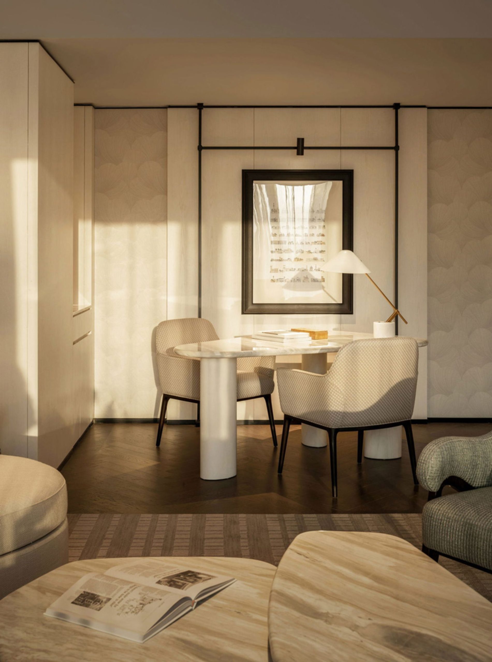 مبلمان اتاق هتل هیلتون شانگهای