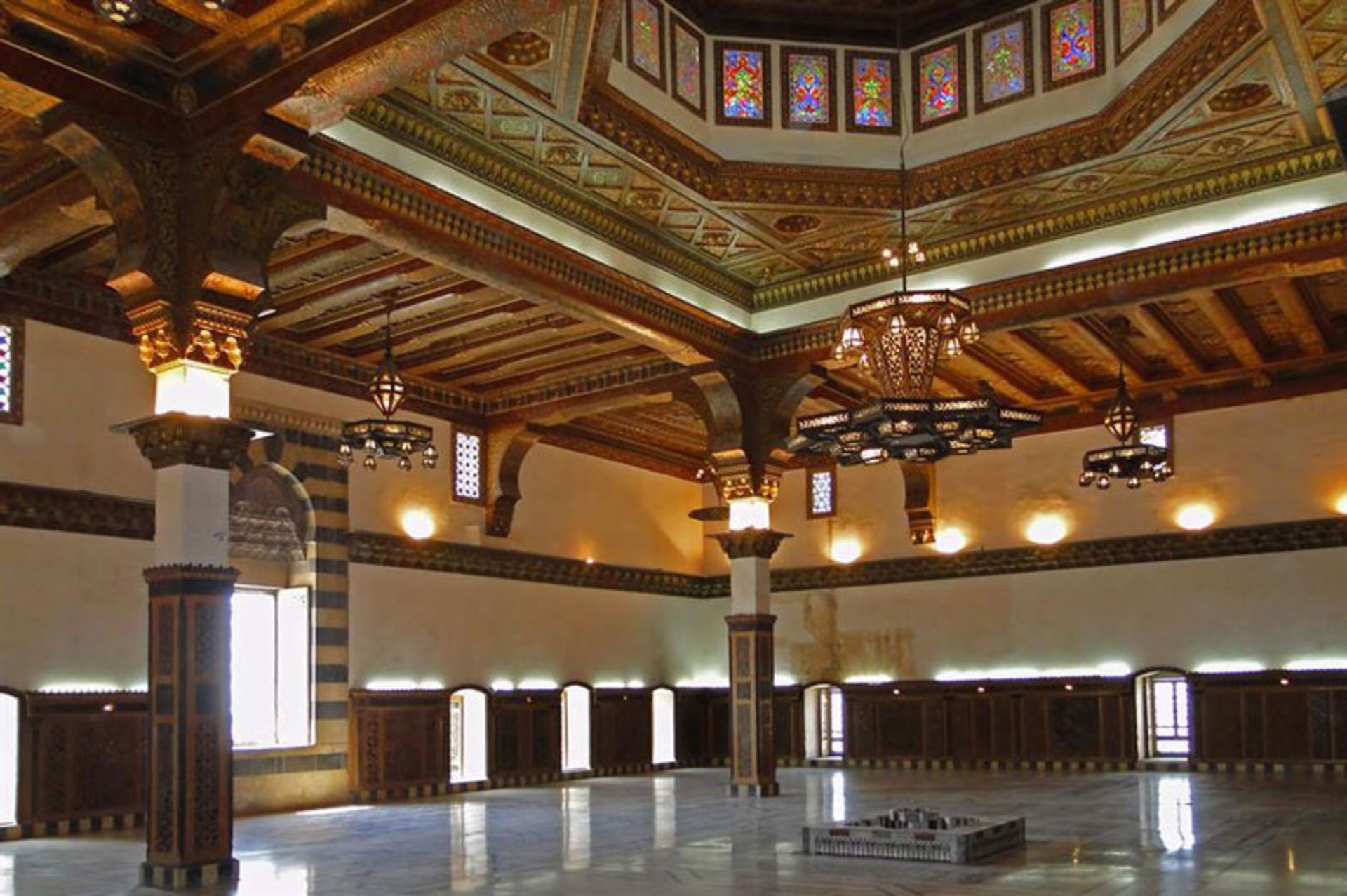 فضای داخلی خانه‌های ارگ حلب 