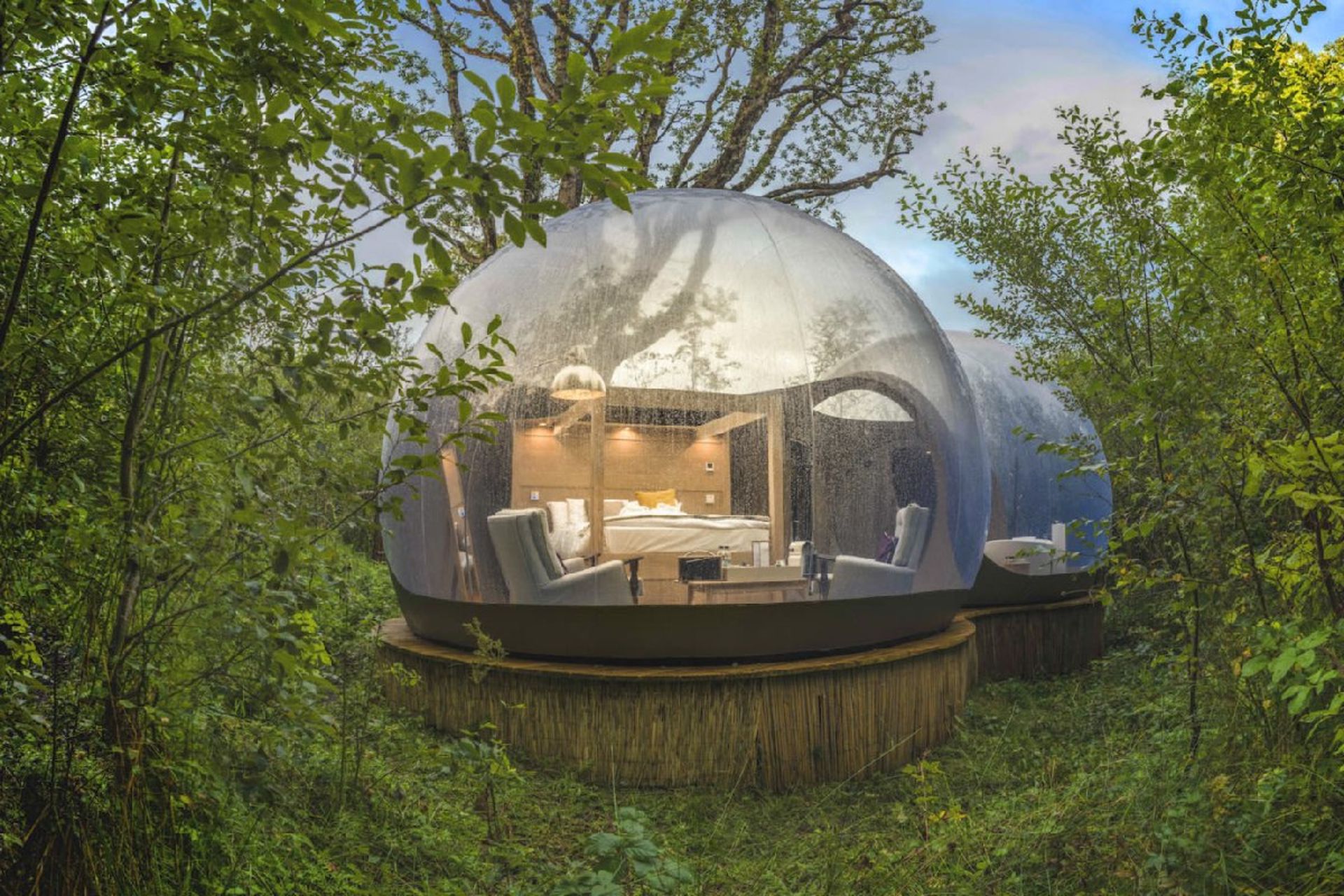 نمای بیرونی واحدهای اقامتی اقامتگاه فین‌ لاف ایرلند شمالی