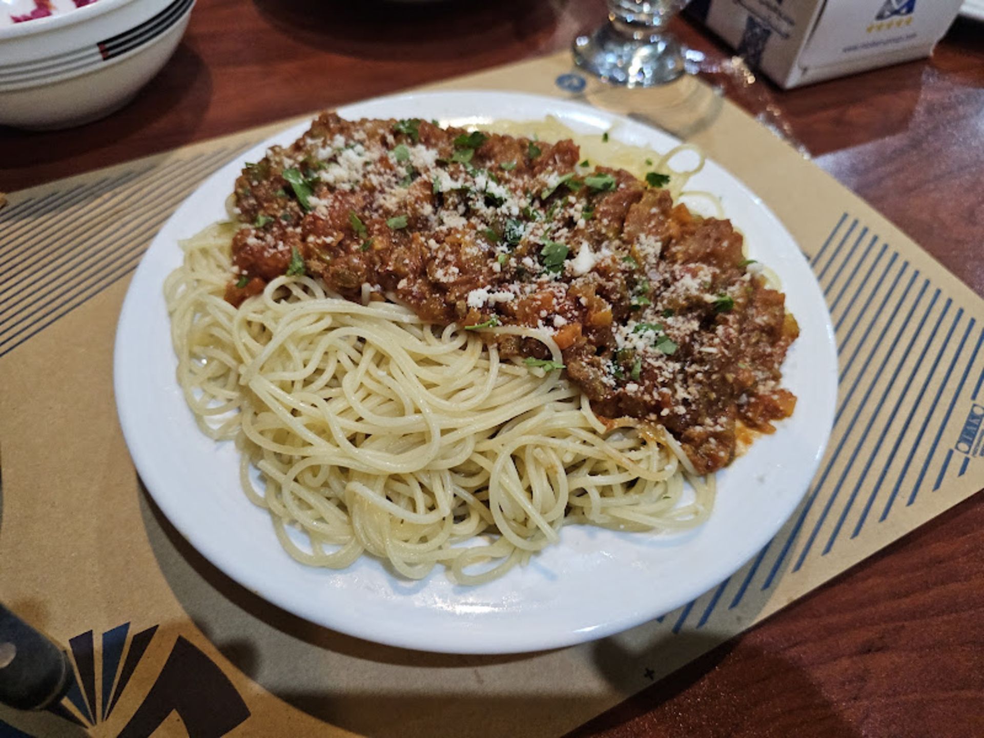 بشقاب پاستا در رستوران ایتالیایی لتکا 