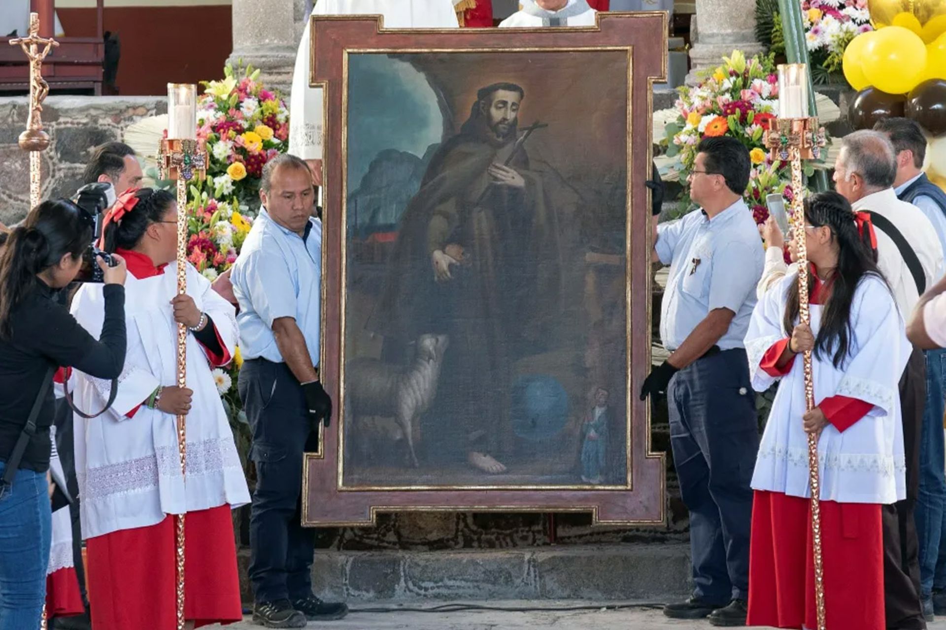 نقاشی گمشده کلیسا پیدا شد؛ ۲۵ سال غیبت و بازگشتی پرماجرا 3 بازگشت نقاشی سرقتی به کلیسا