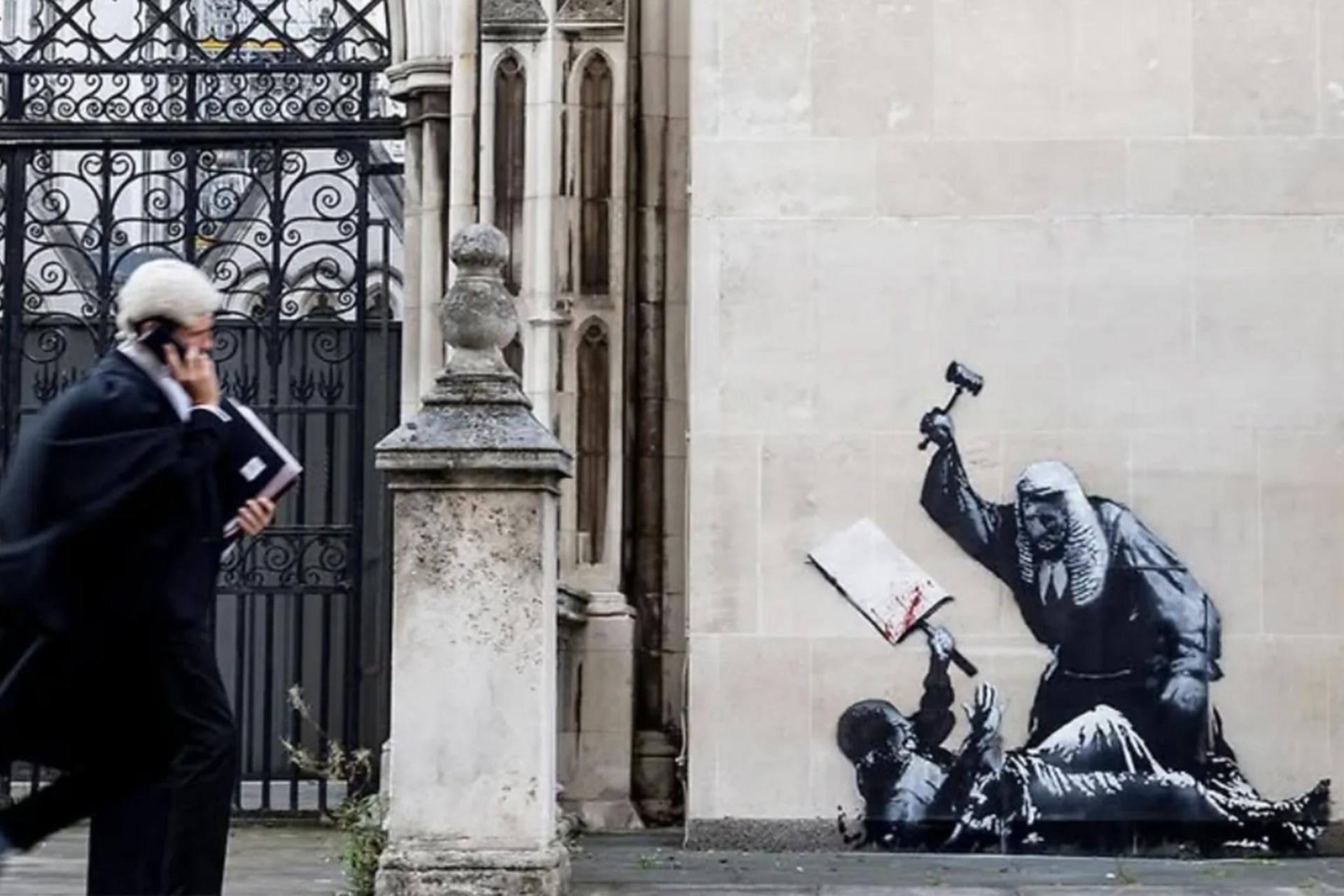 اثر جدید بنکسی در انگلستان