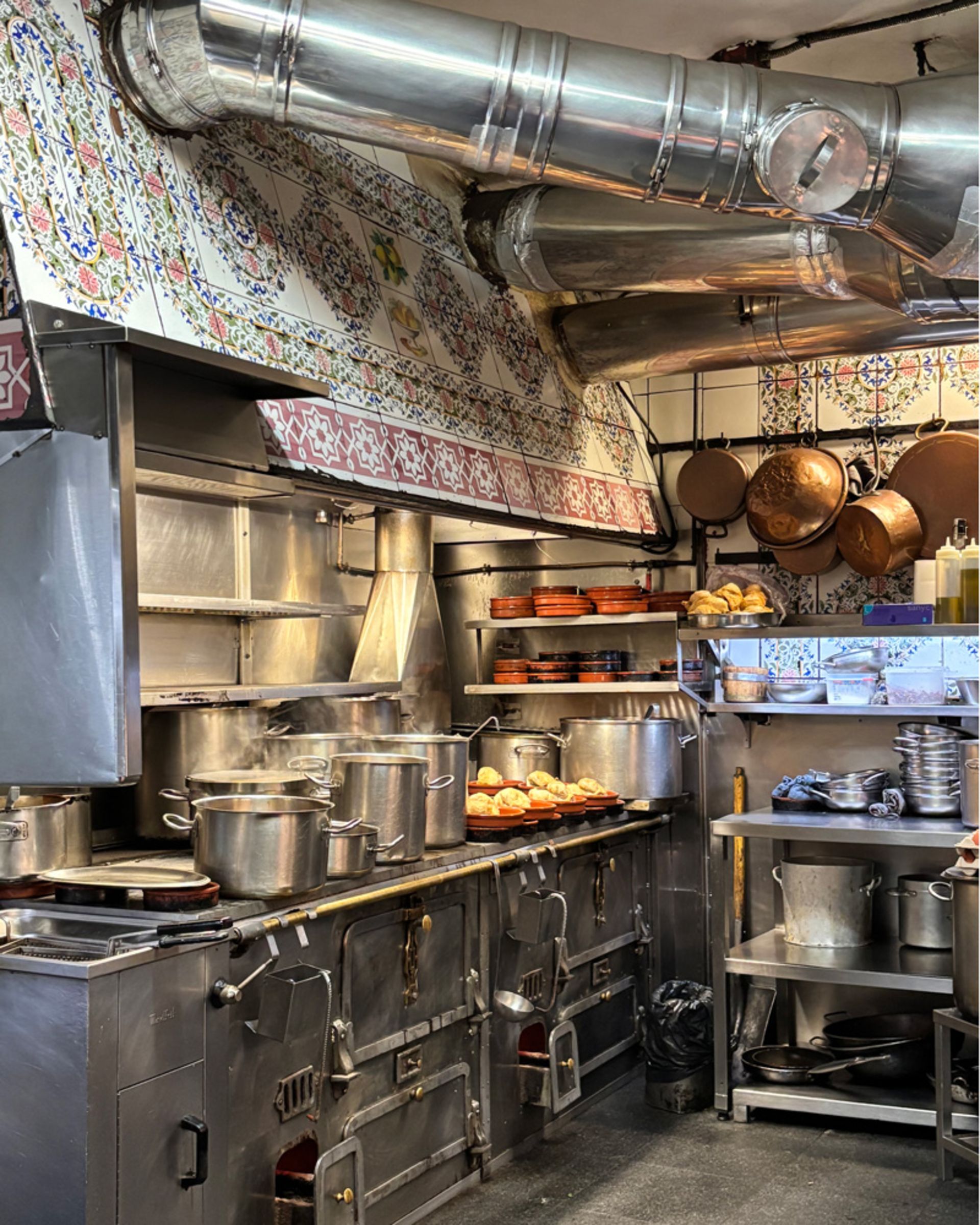 آشپزخانه رستوران بوتین در مادرید