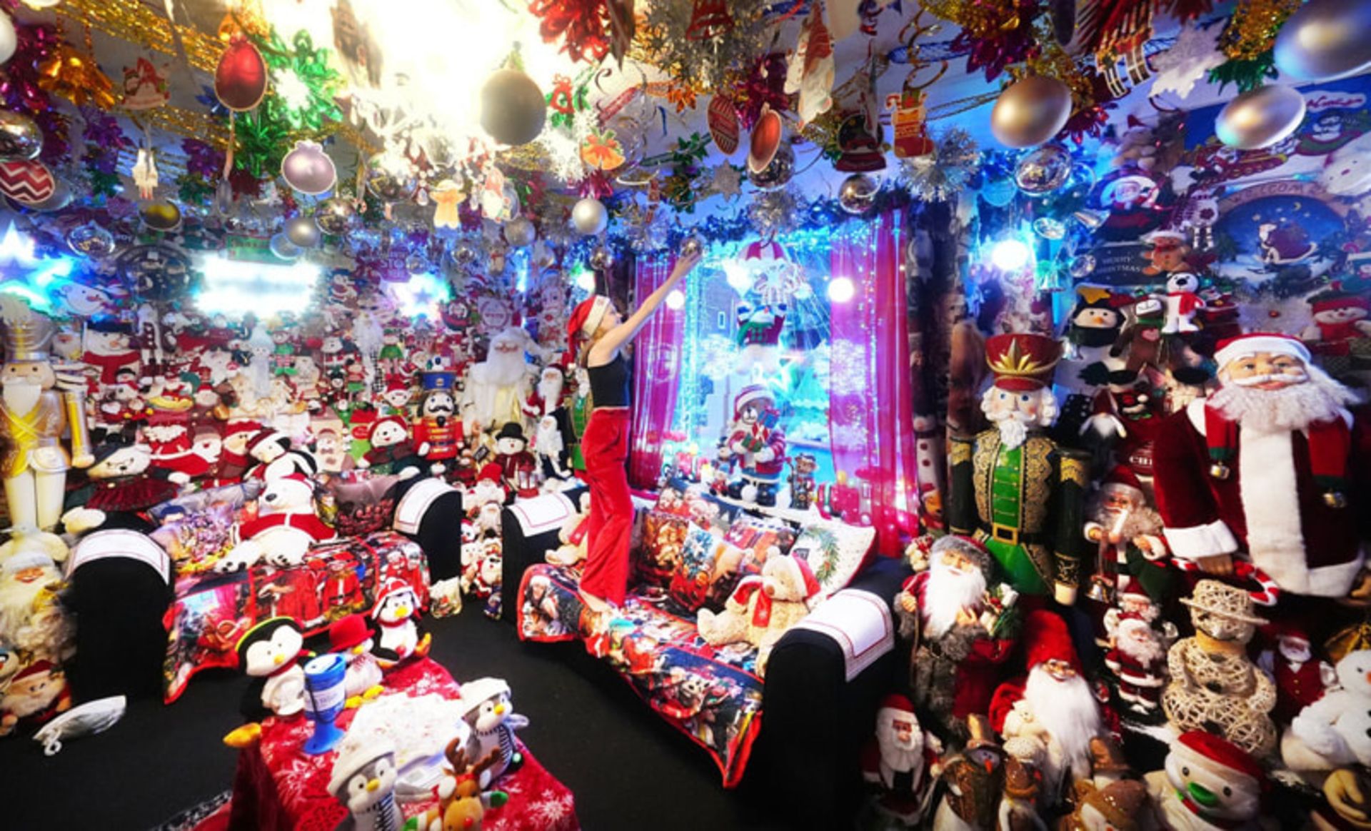 تزیینات کریسمس خانگی در درهام انگلستان