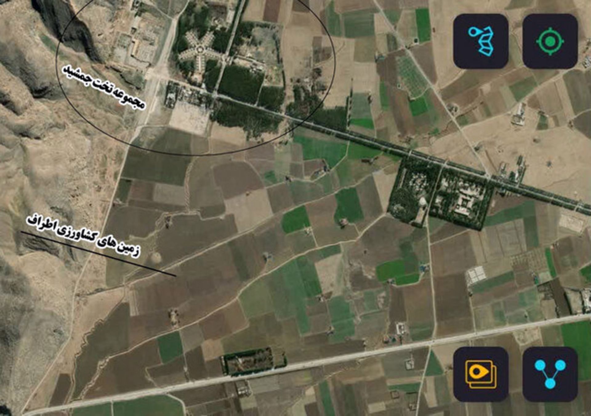 خط و نشان برای کشاورزی در حریم تخت جمشید کشیده شد! 4 زمین کشاورزی اطراف تخت جمشید