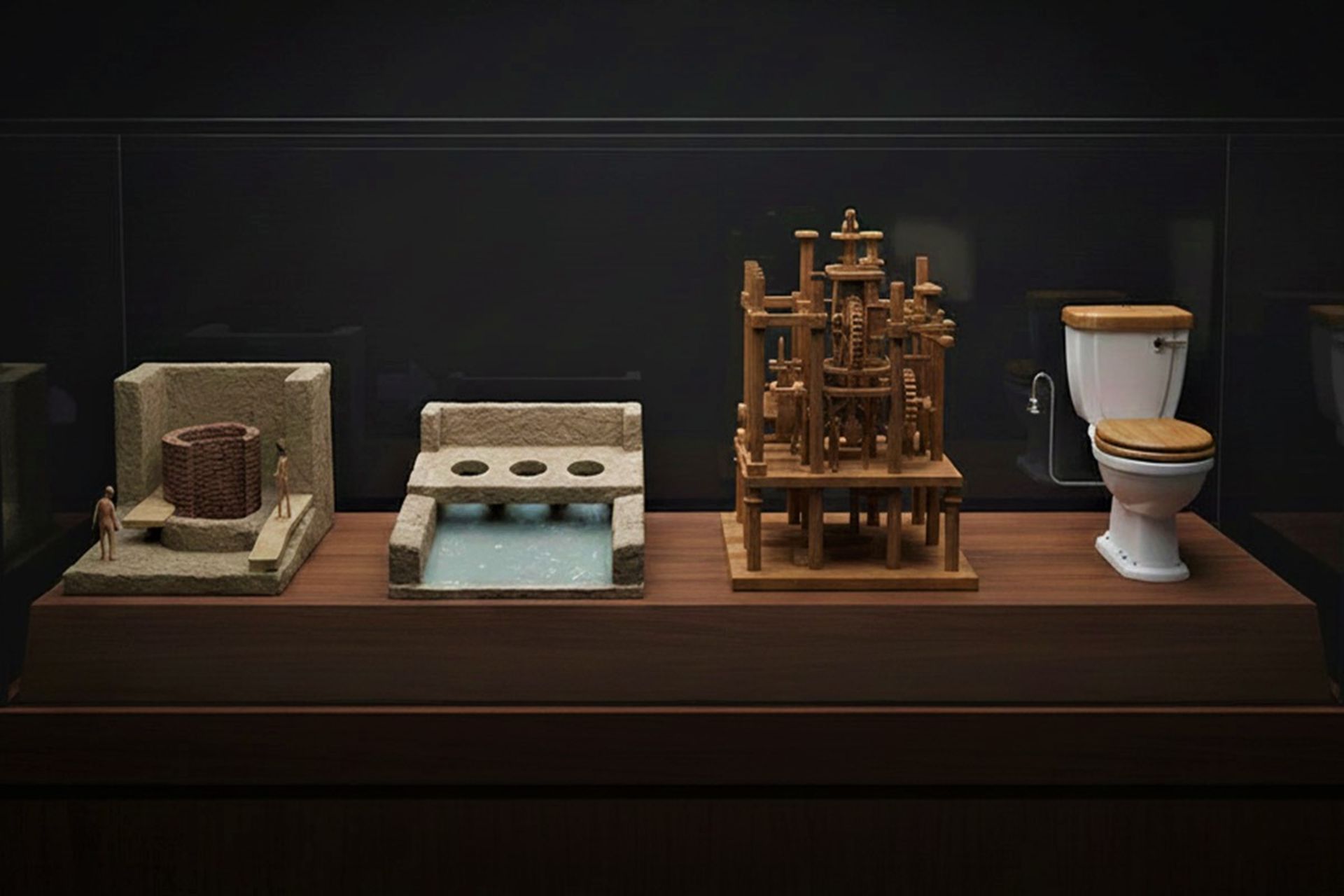 روند تکامل توالت فرنگی