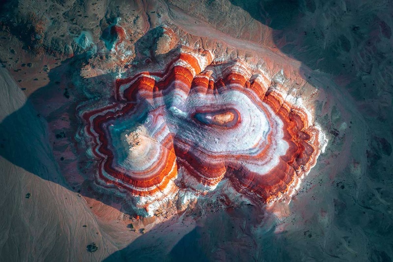 طبیعت سورئال؛ نگاهی از آسمان به مناظر خشن و تماشایی غرب آمریکا 7