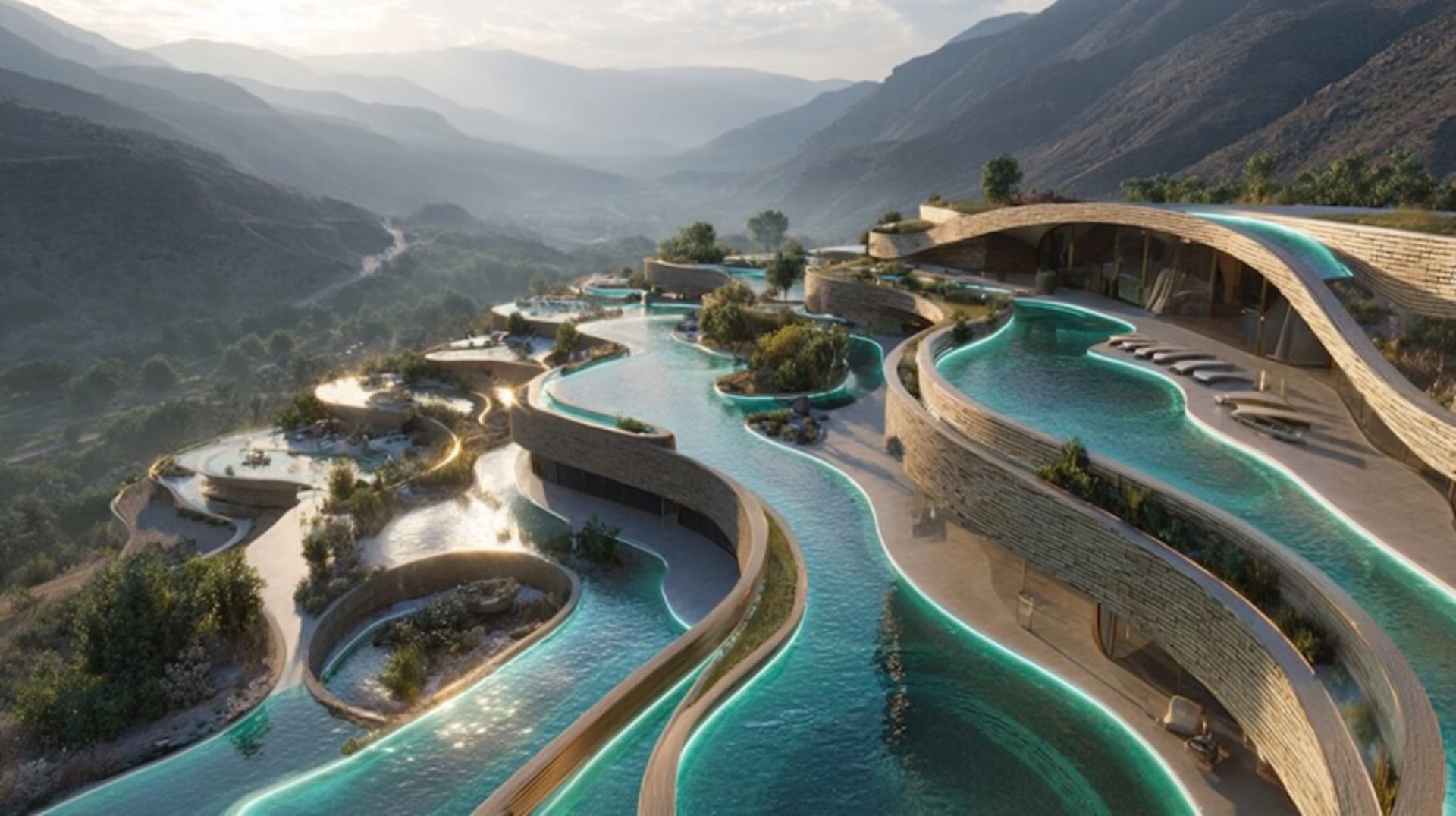 معماری الهامگرفته از باداب سورت؛ پیوندی میان نور، رنگ و زمین 14 چشمه های باداب صورت در طراحی هوشمند