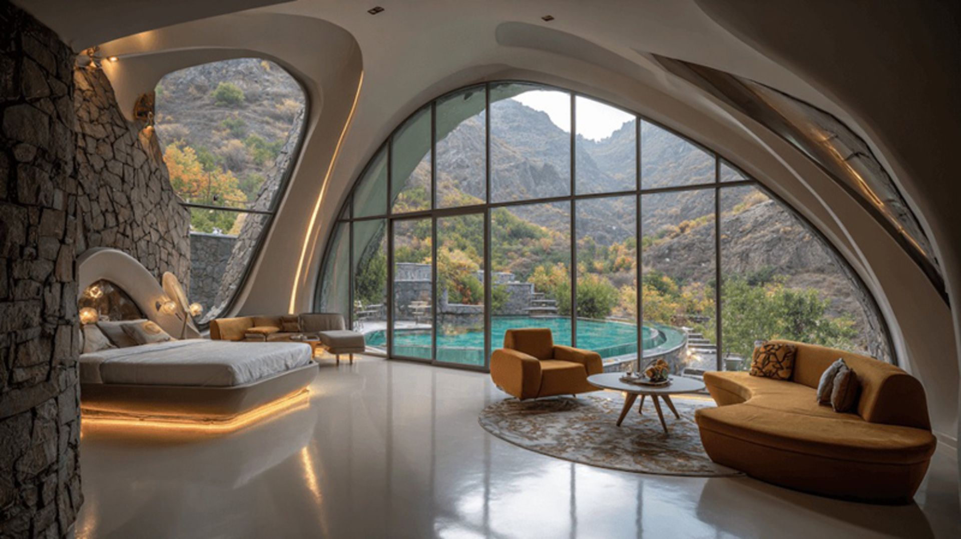 معماری الهامگرفته از باداب سورت؛ پیوندی میان نور، رنگ و زمین 12 نشیمن پناهگاه باداب سورت