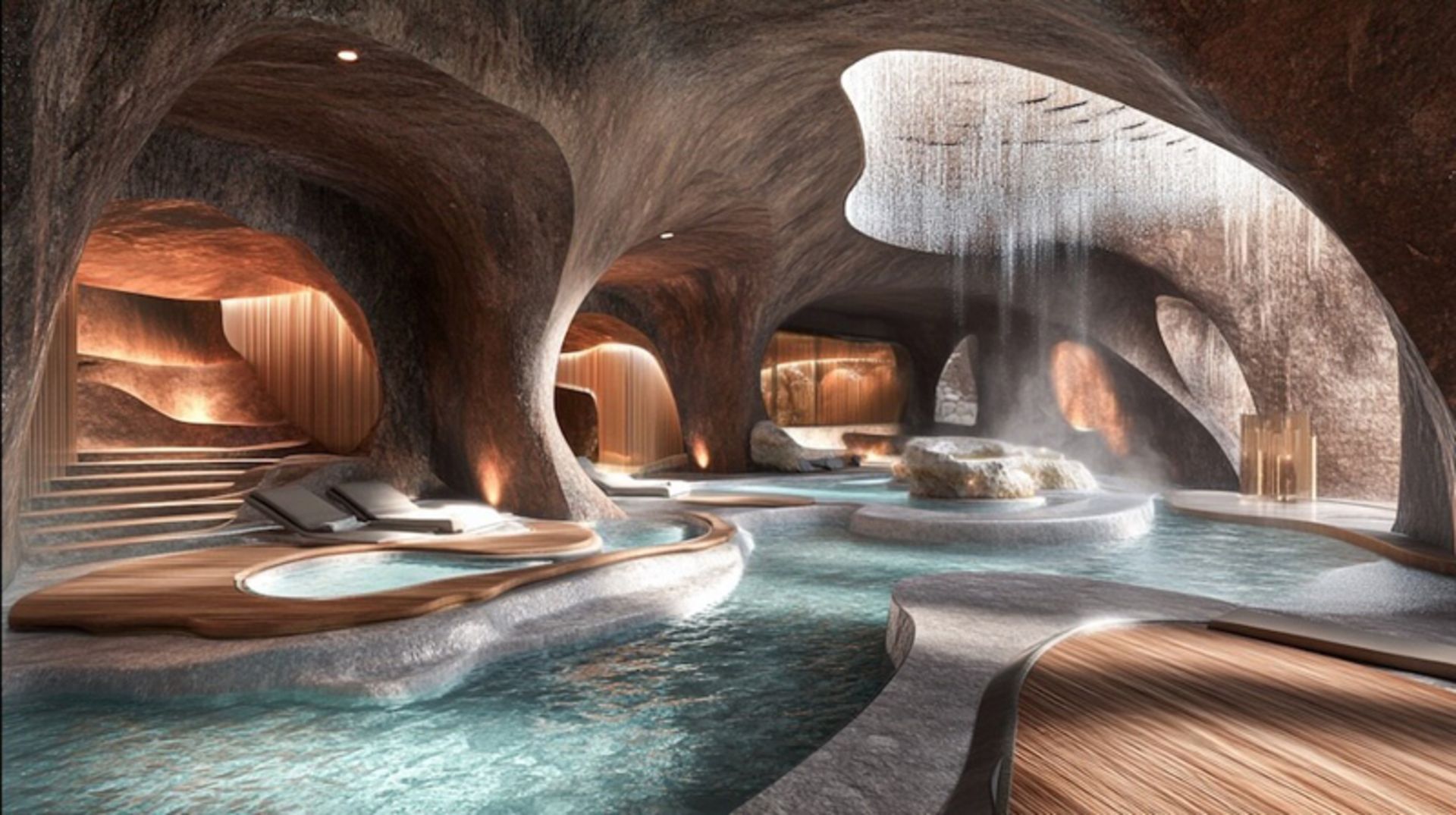 معماری الهامگرفته از باداب سورت؛ پیوندی میان نور، رنگ و زمین 15 چشمه آب میان فضای طبیعی پناهگاه