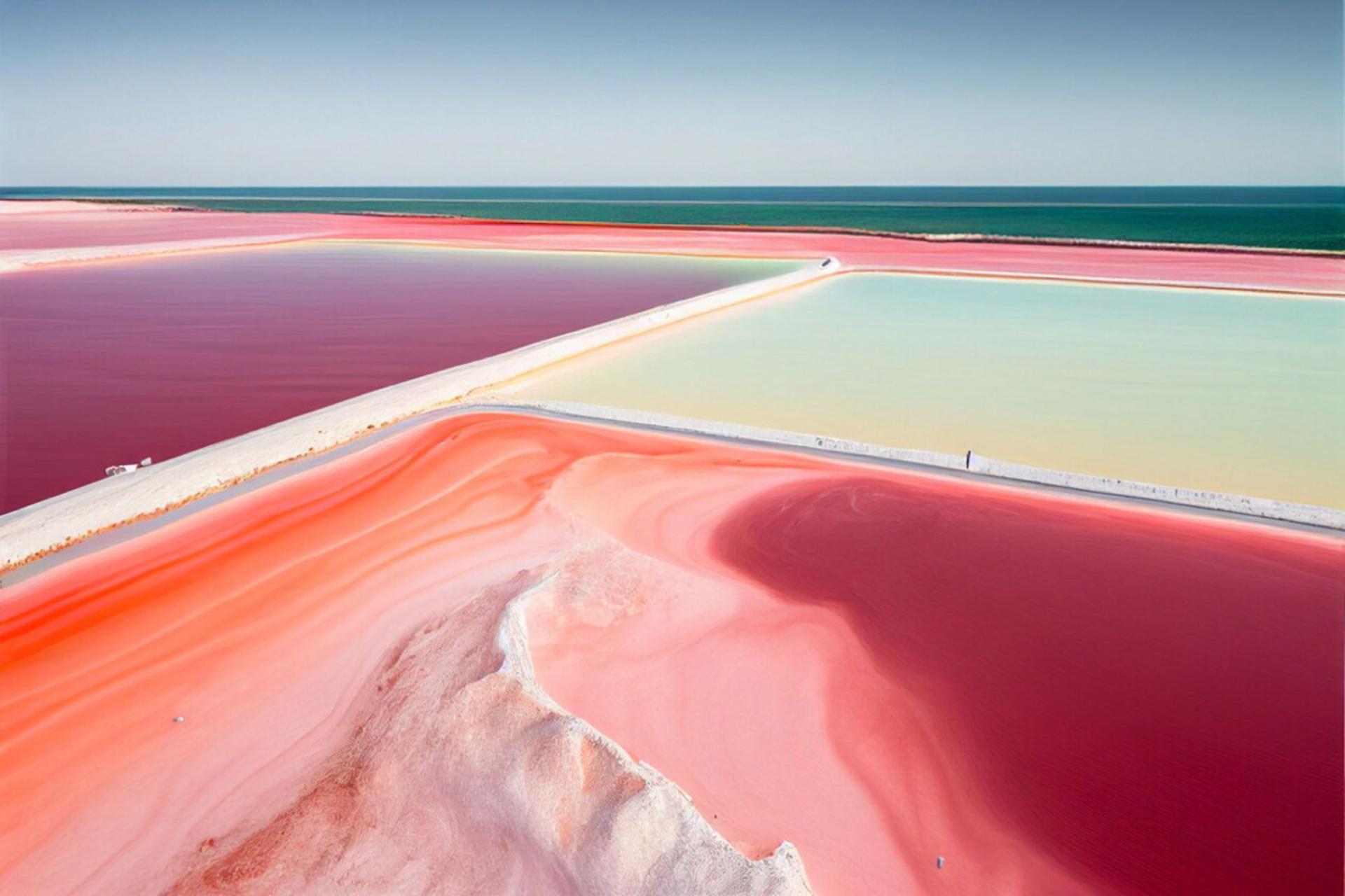 افق رنگین نمکی