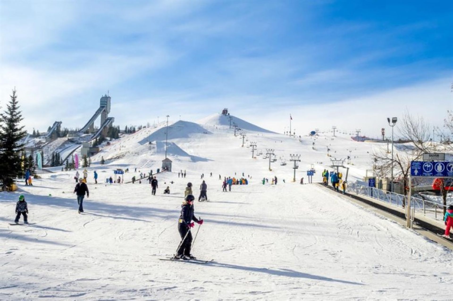 اسکی روی برف در شهر کلگری