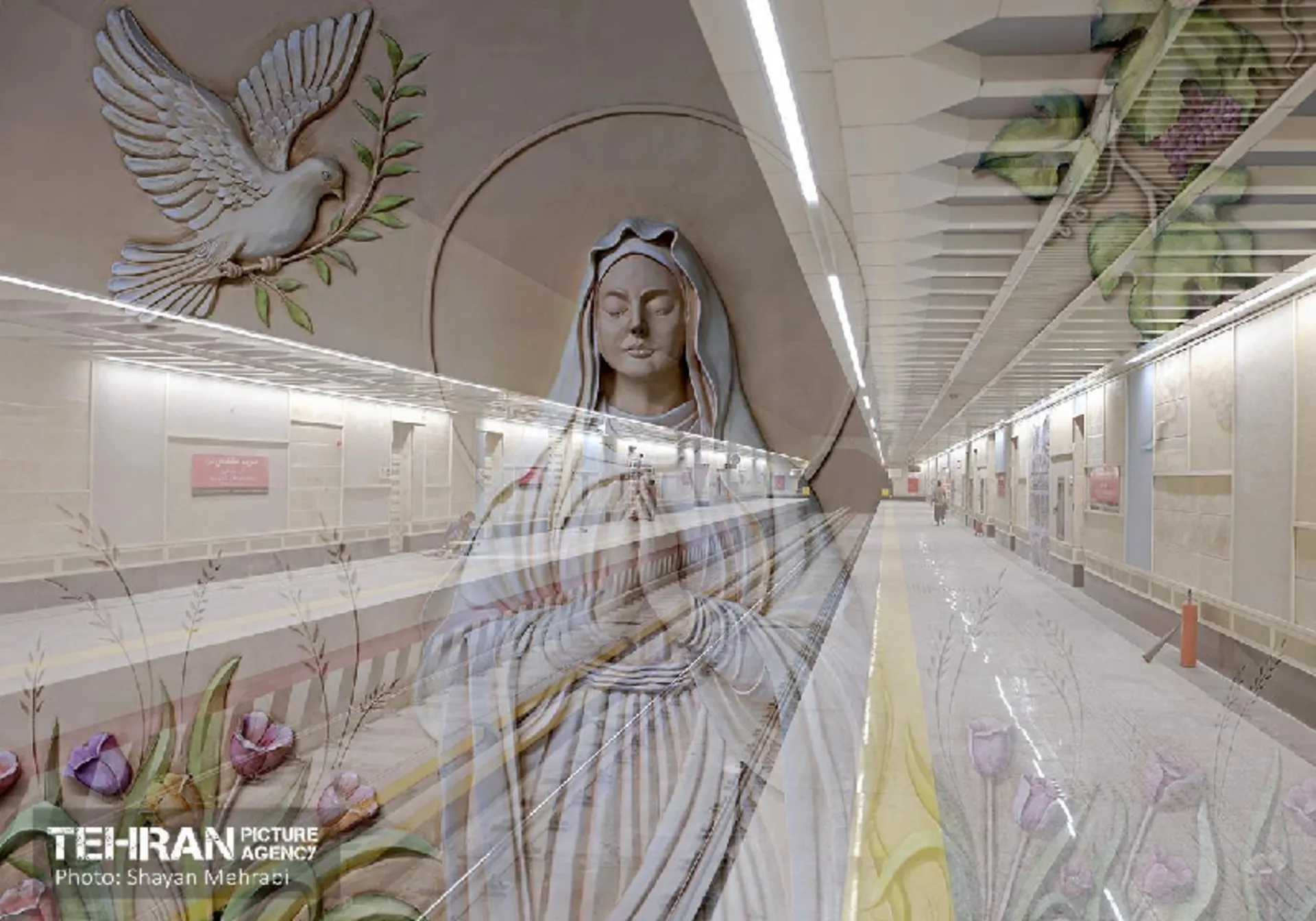 ایستگاه «مریم مقدس» افتتاح شد؛ متفاوتترین ایستگاه متروی تهران در کنار یک کلیسا 6 ایستگاه متروی مریم مقدس