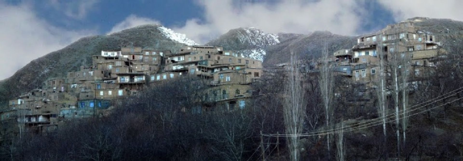 خانه های پلکانی روستای کلاته پایه