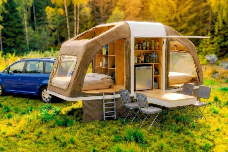 انقلابی در کمپینگ؛ جعبهای کوچک که به خانه تبدیل میشود 2