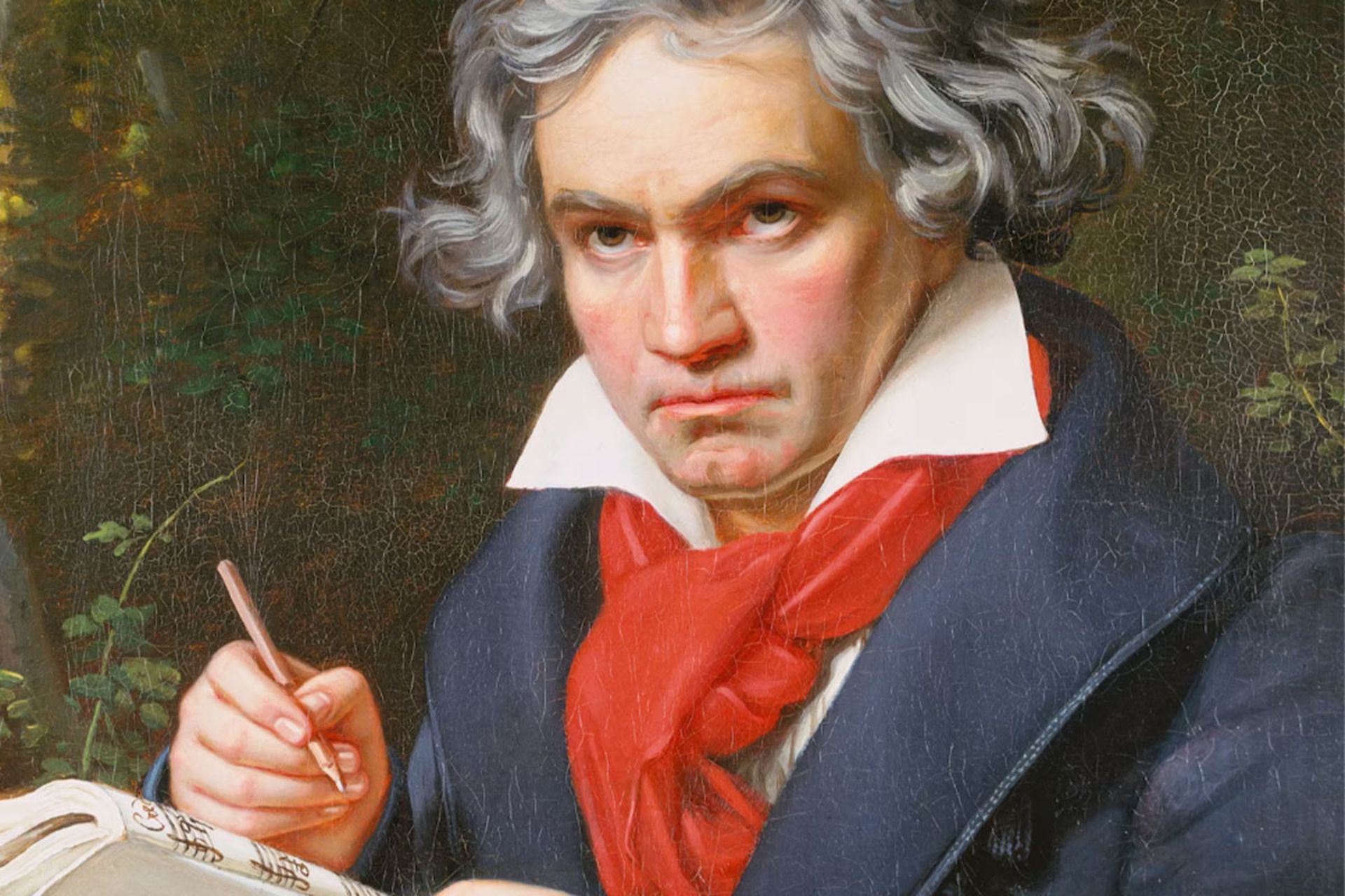 محبوب جاودان بتهوون؛ راز عشقی که تاریخ موسیقی را رها نمیکند 3 بتهوون در حال نوشتن نامه